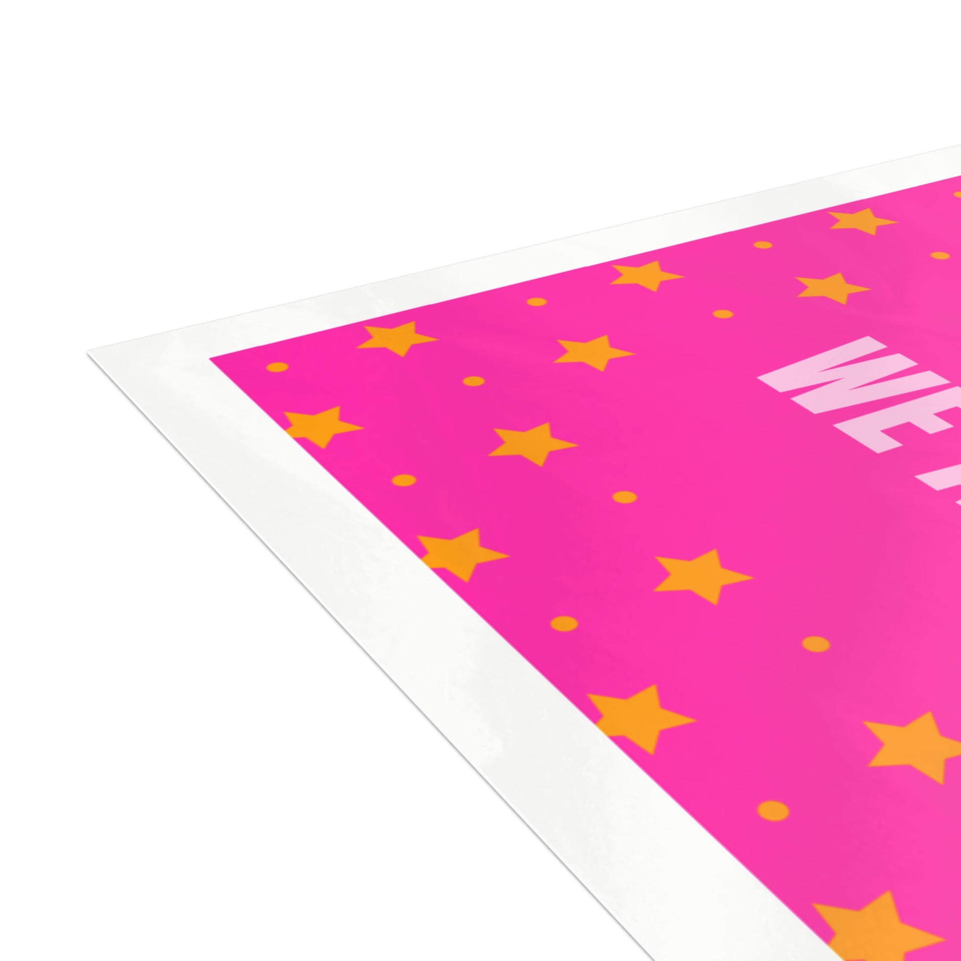 Thank You Card for Small Business Orders | Packaging Insert | Customer Appreciation Card | Cute Pink Star Design | Branding Insert