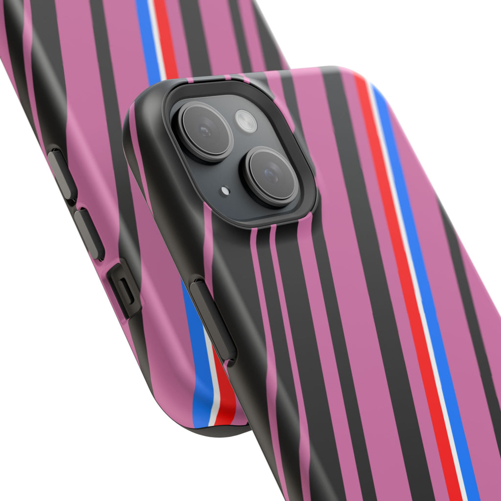 Vibrant Magnetic Phone Cases for Impact Resistance, Phone Protection, Gift for Tech Lovers, Postal Workers, Colorful Barcode Cases