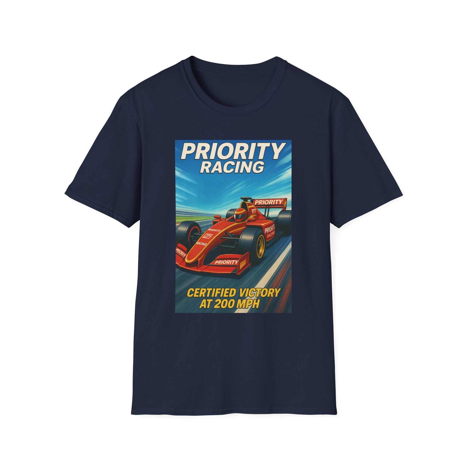 Vintage Racing T-Shirt, Retro Car Tee, Motor Sports Shirt, Gift for Car Lovers, Racing Enthusiast Apparel, Unisex Softstyle Top