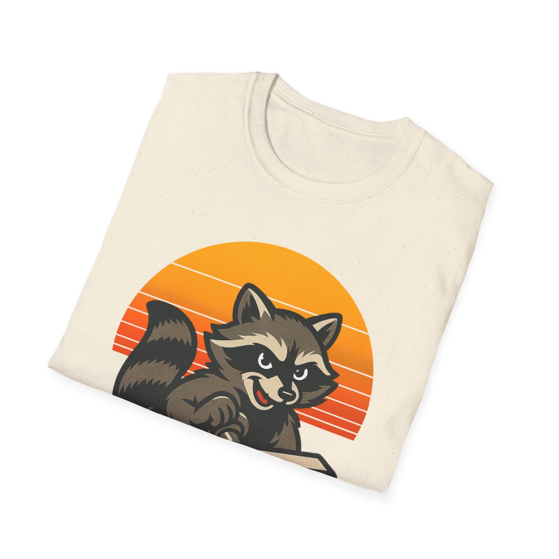 Retro Raccoon Returned T-Shirt, Unisex Graphic Postal Tee, Funny Animal Shirt, Gift for Animal Lovers, Postal Workers and Mail Carriers, Vintage Style Tee