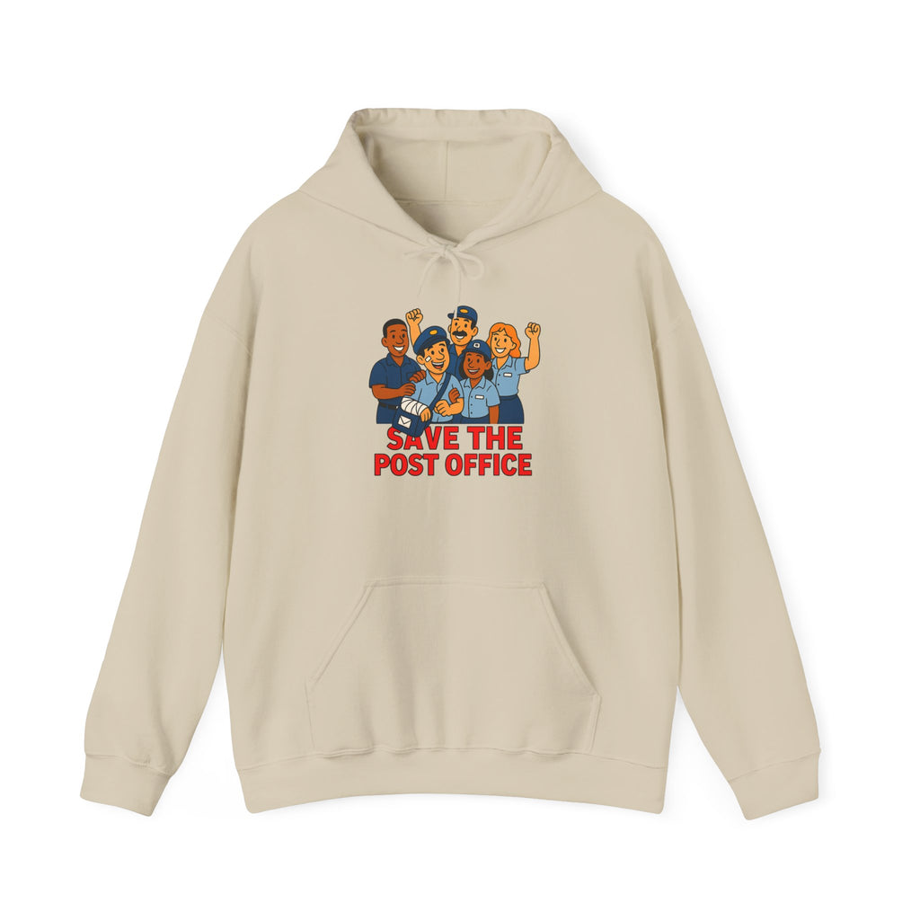 Save the Post Office Hoodie - Fight for Community, Unisex Sweatshirt, Gifts for Postal Workers, Eco-Friendly Apparel