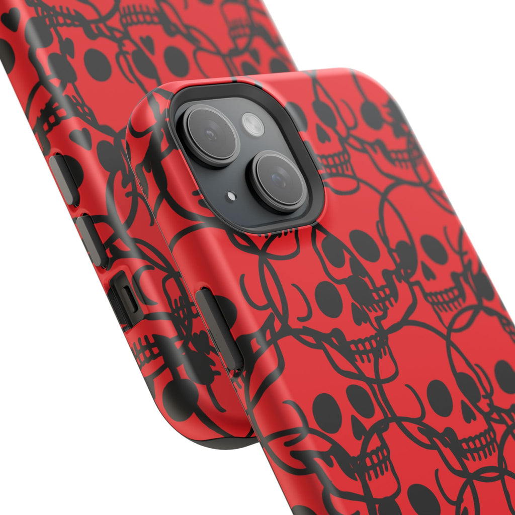 Magnetic Impact-Resistant Skull Cases