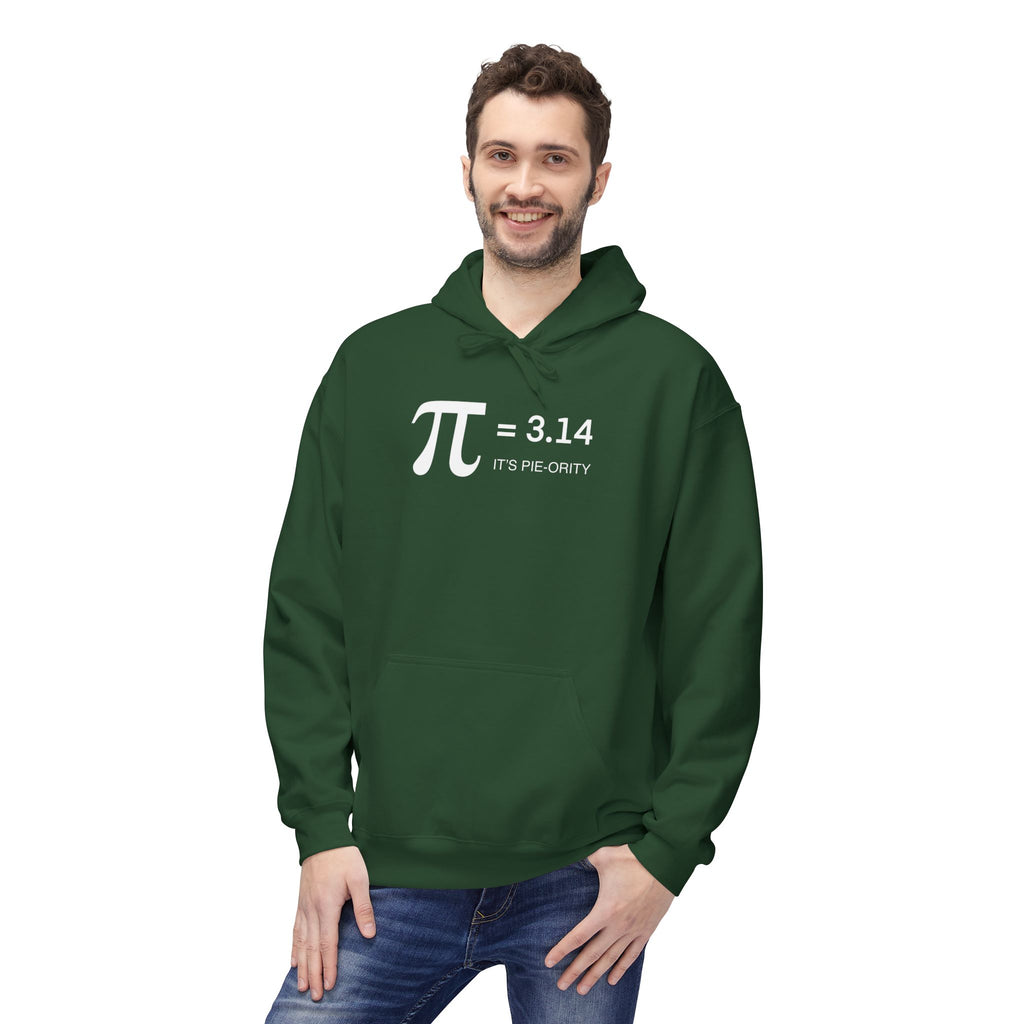 Pi = 3.14 Hoodie — Funny Math Nerd Pullover for Pi Day