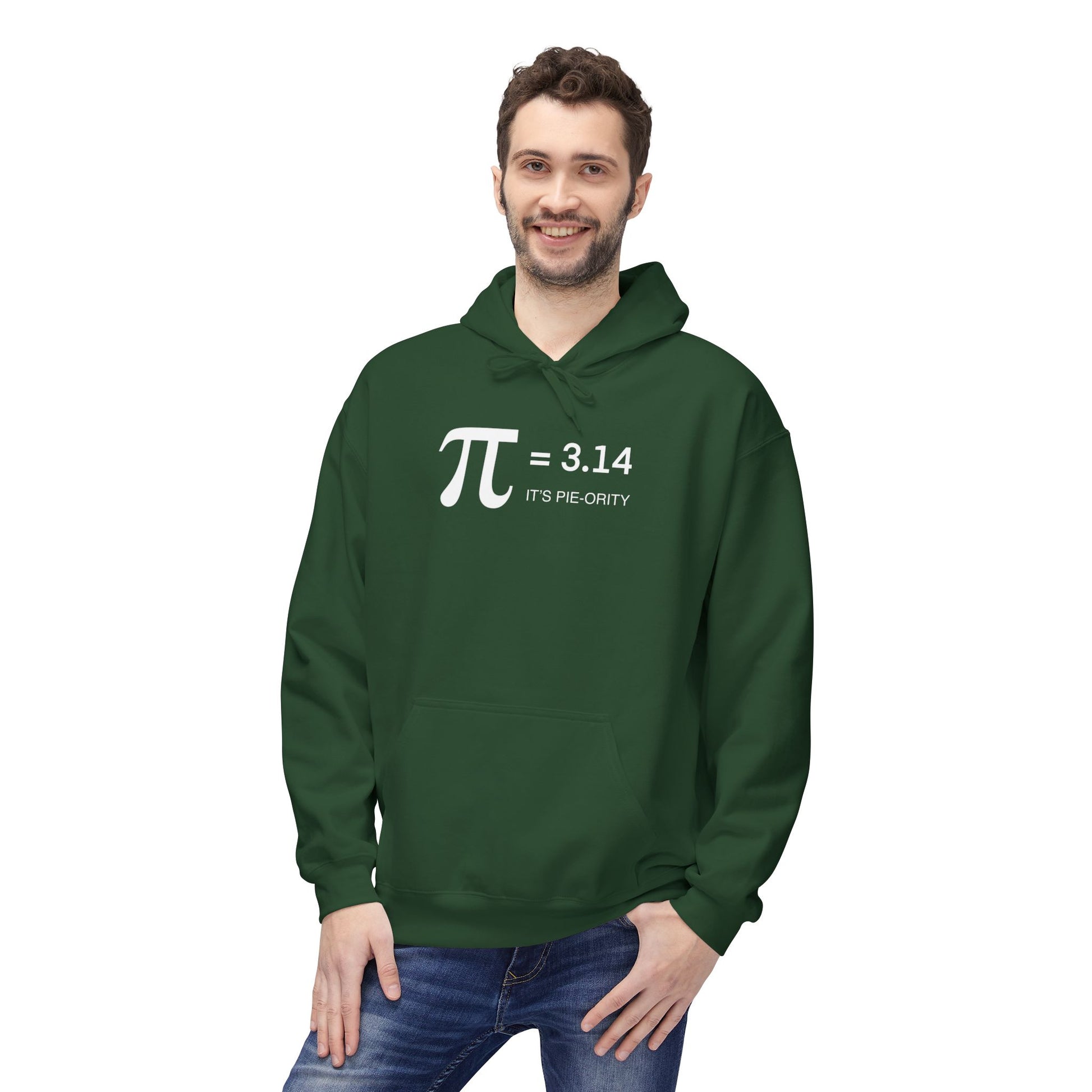 Pi = 3.14 Hoodie — Funny Math Nerd Pullover for Pi Day
