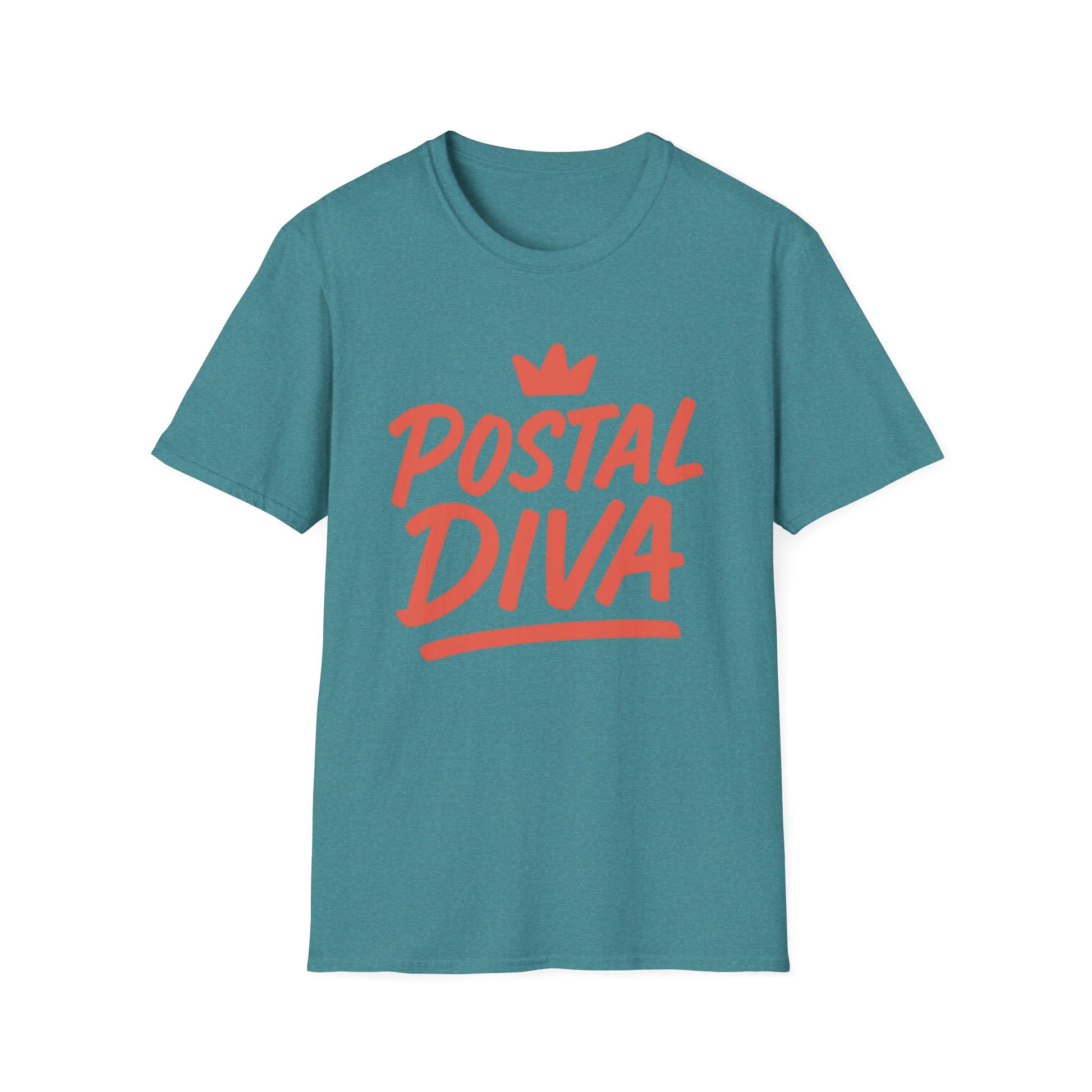 Postal Diva Unisex T-Shirt - Fun Gift for Postal Workers, Casual Wear, Birthday, Holidays, Graphic Tee