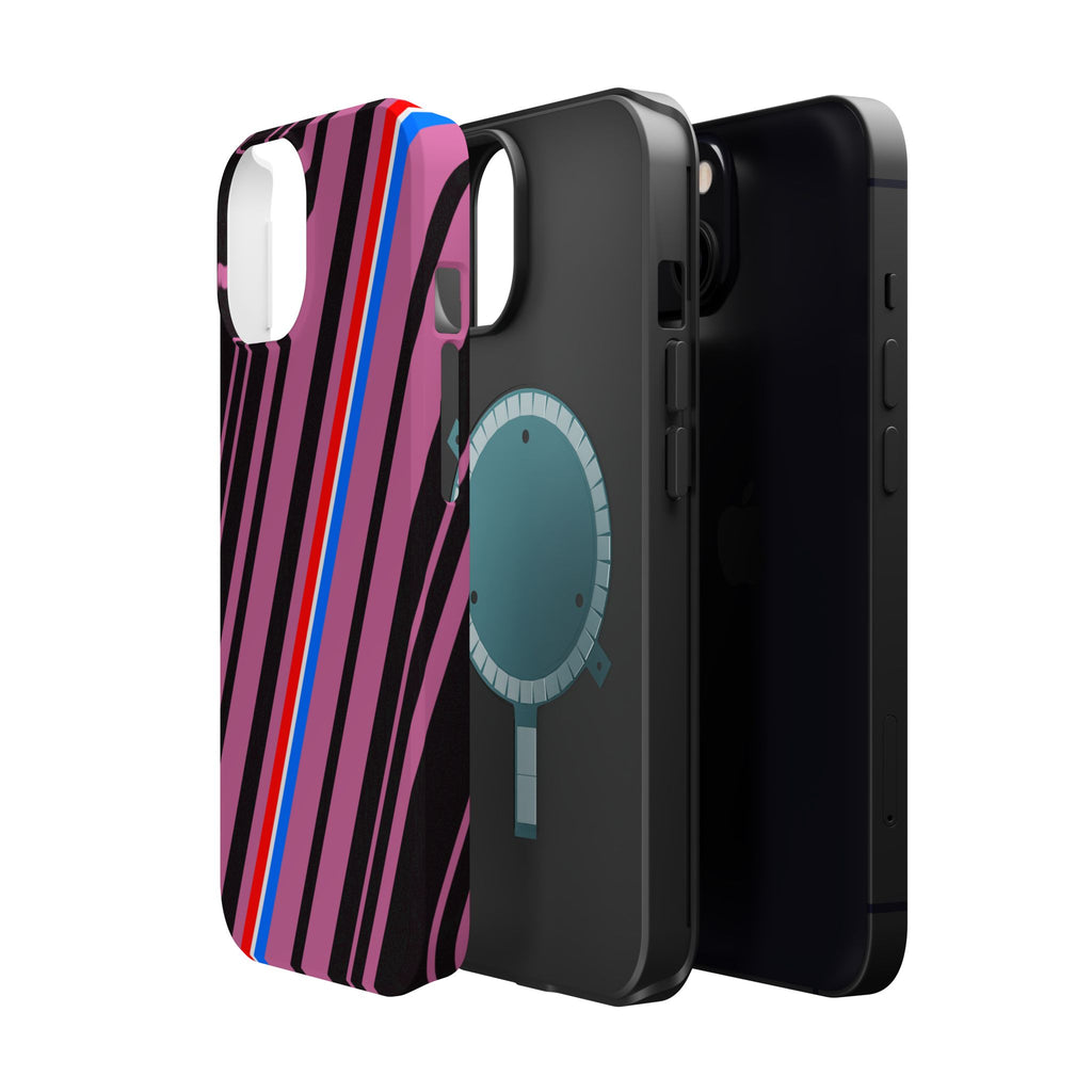 Vibrant Magnetic Phone Cases for Impact Resistance, Phone Protection, Gift for Tech Lovers, Postal Workers, Colorful Barcode Cases