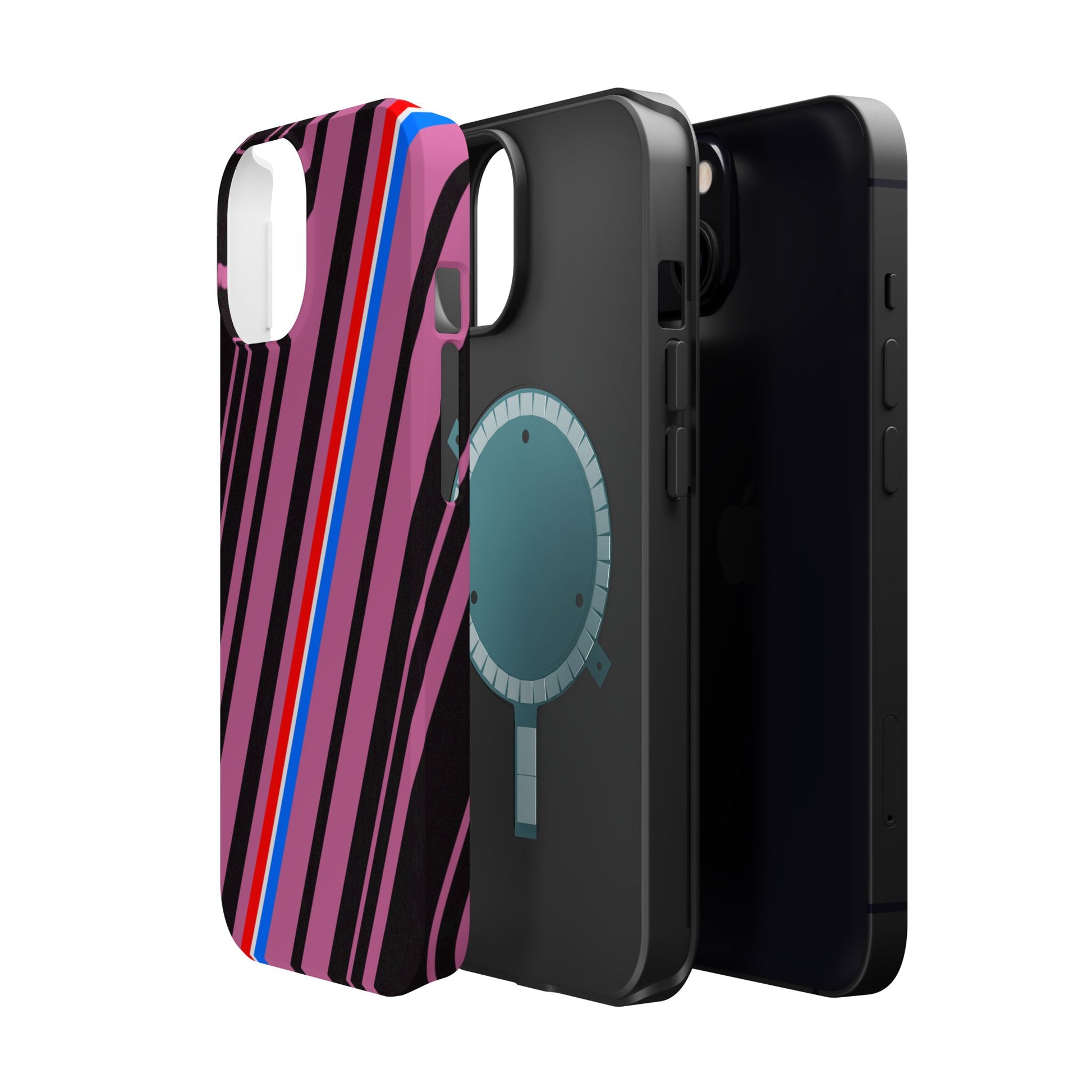 Vibrant Magnetic Phone Cases for Impact Resistance, Phone Protection, Gift for Tech Lovers, Postal Workers, Colorful Barcode Cases