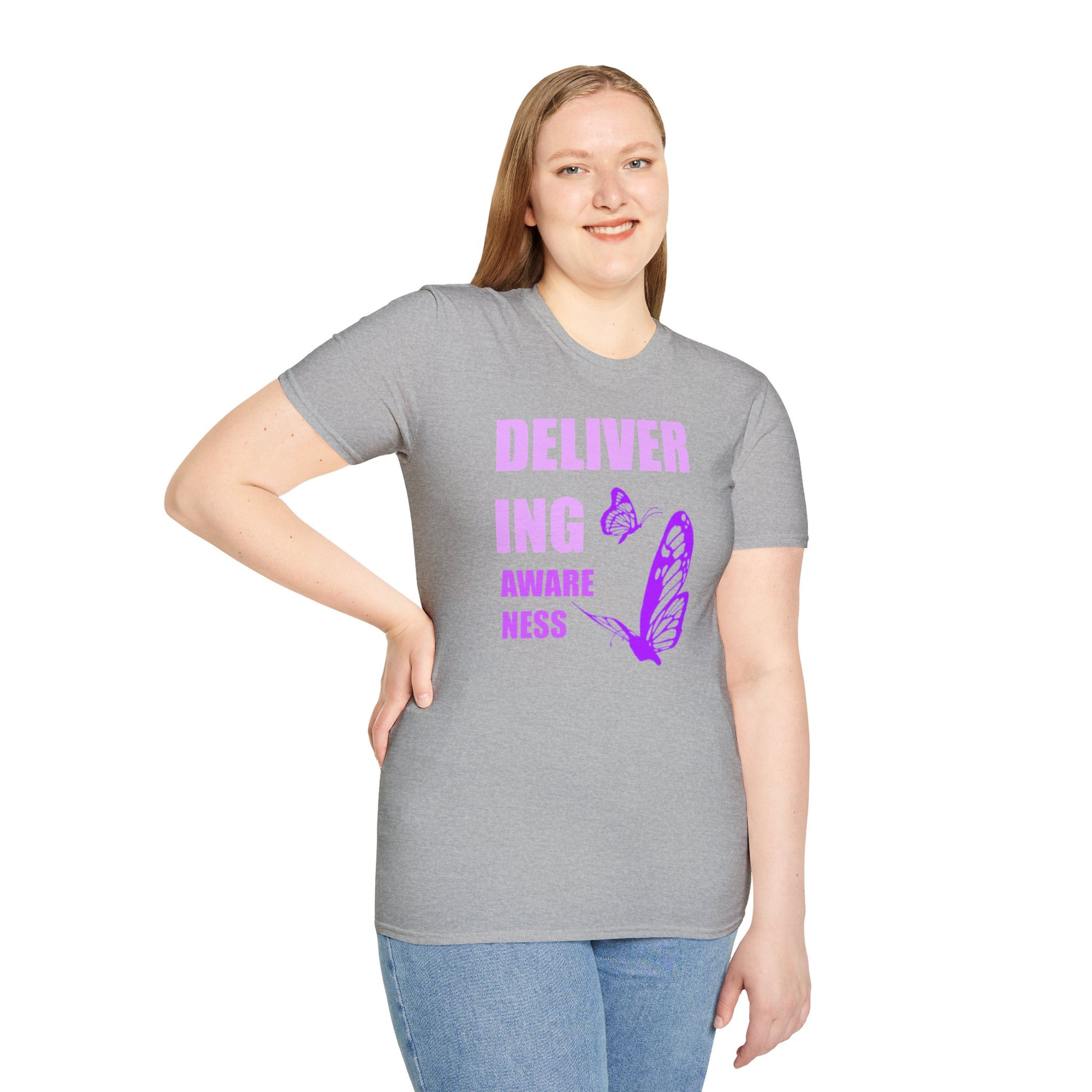 Lupus Awareness Shirt – Delivering Awareness Purple Butterfly Support Tee
