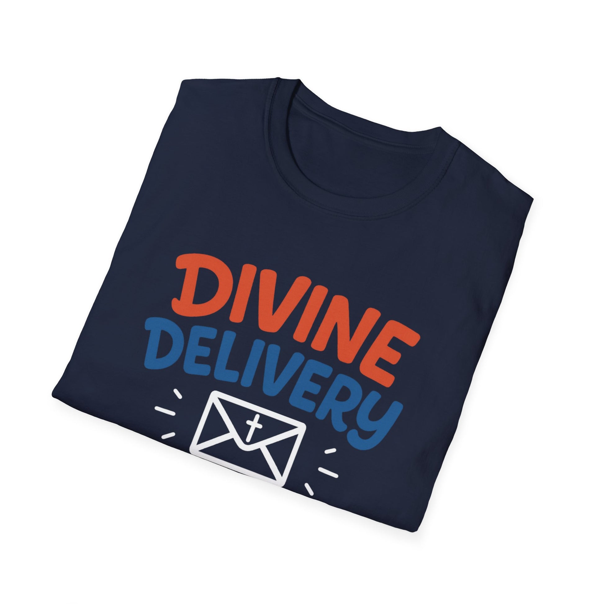 Divine Delivery God's Timing T-Shirt, Unisex Graphic Tee, Inspirational Birth Announcement Shirt, Faith-Based Gift, Religious Apparel