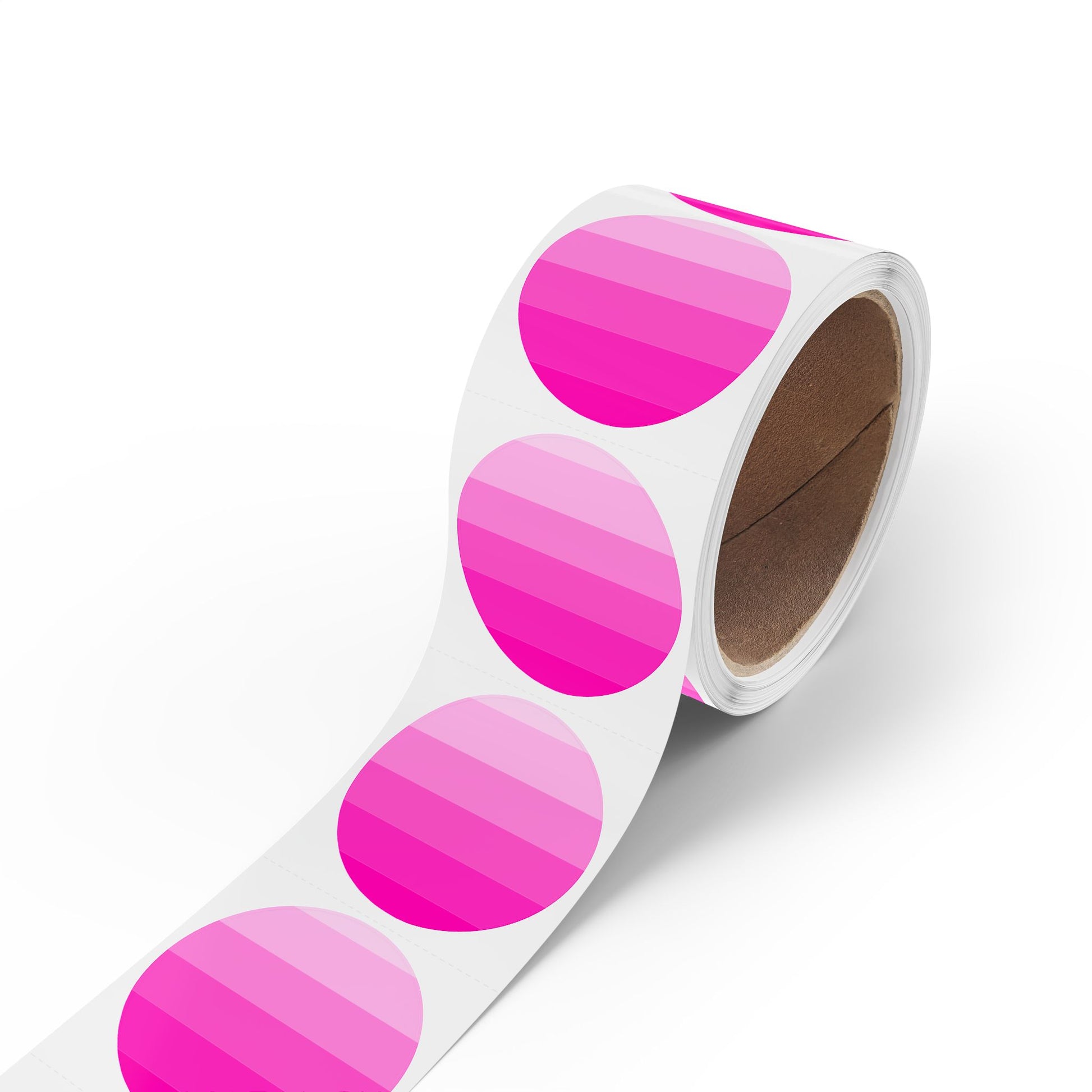 Pink Breast Cancer Awareness Sticker Labels – Breast Cancer Awareness Sticker Label Rolls for Packaging, Craft & Support Campaigns