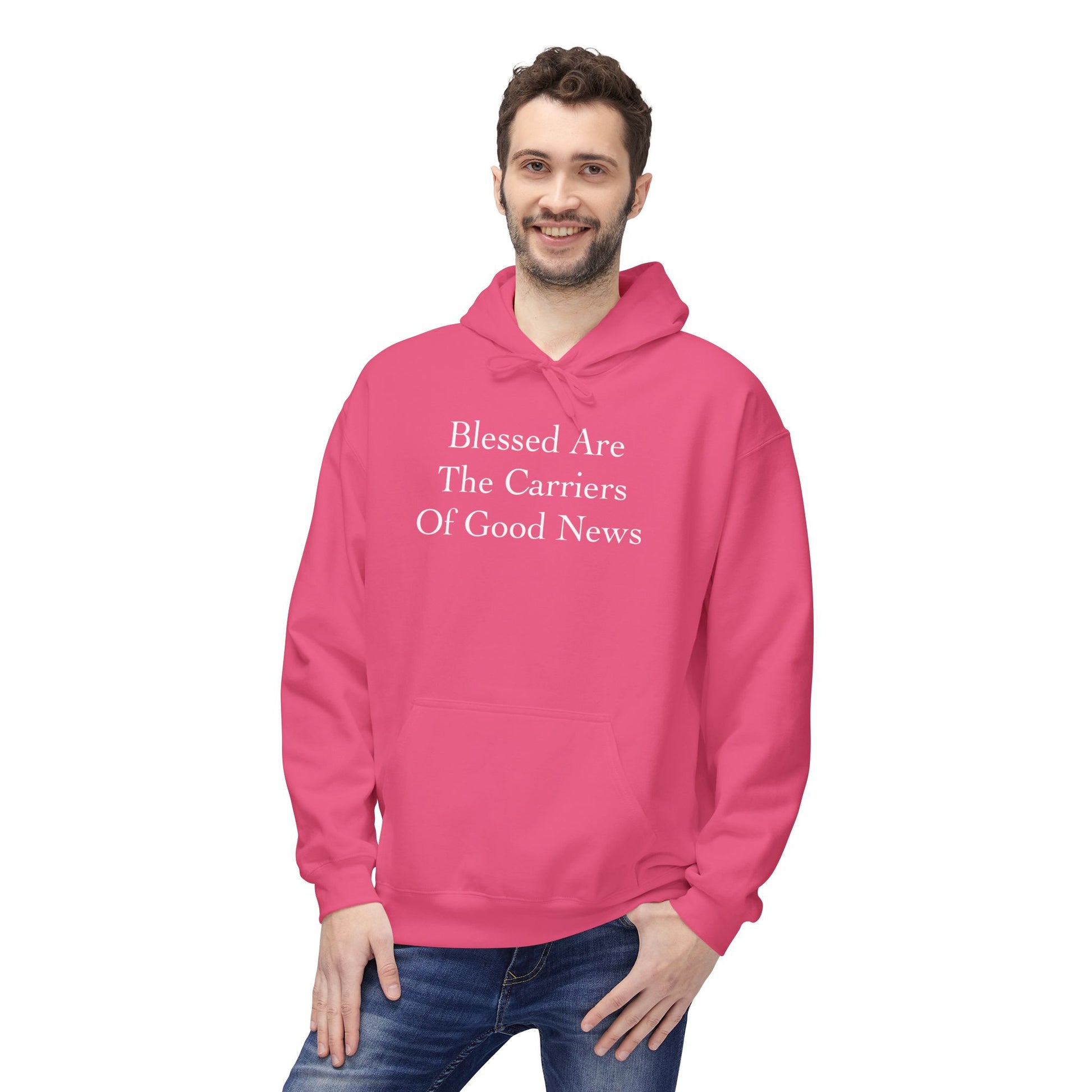 Blessed Carriers Fleece Hoodie - Unisex Softstyle Apparel, Christian Hoodies, Postal Hoodies, Gift Ideas For Postal Workers,