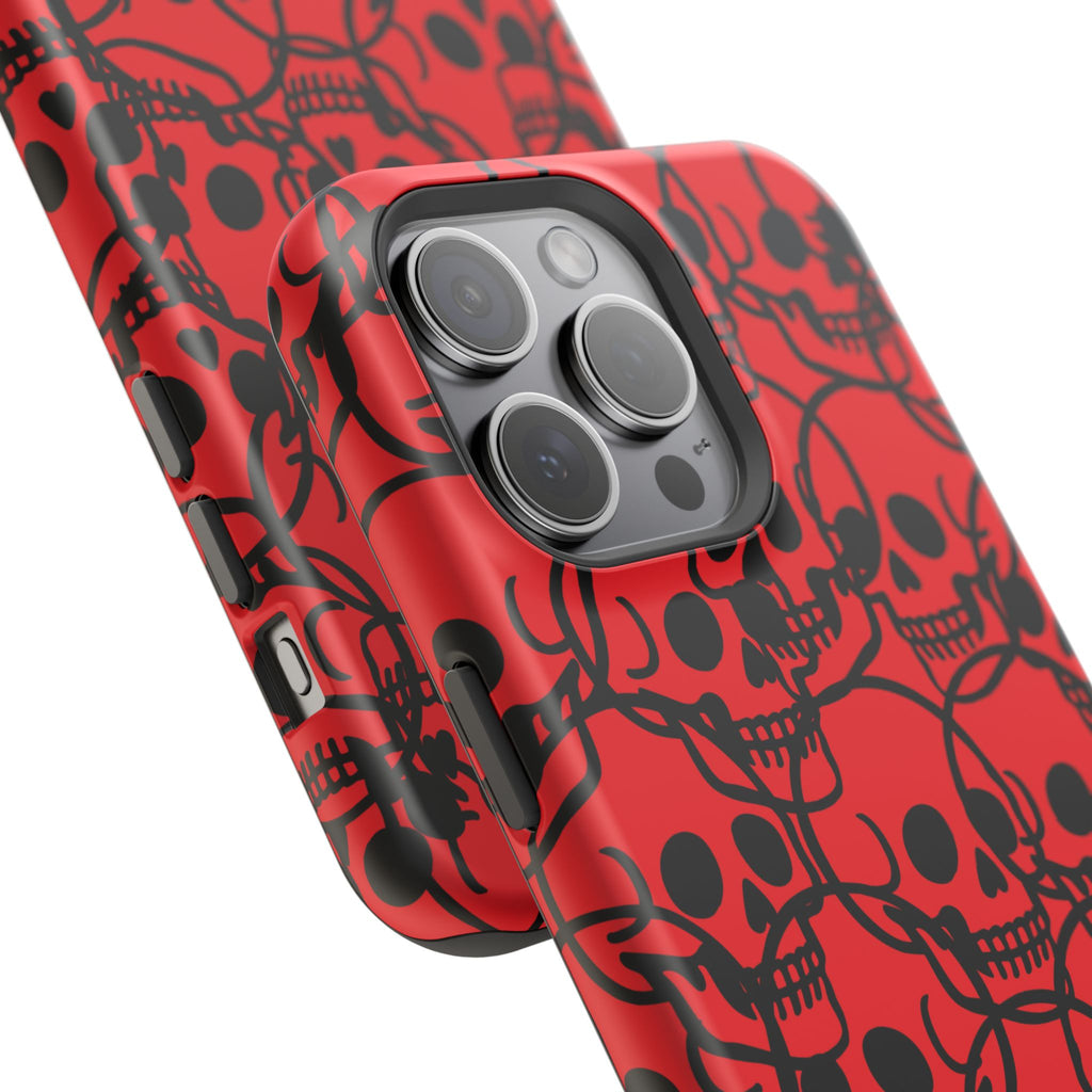 Magnetic Impact-Resistant Skull Cases
