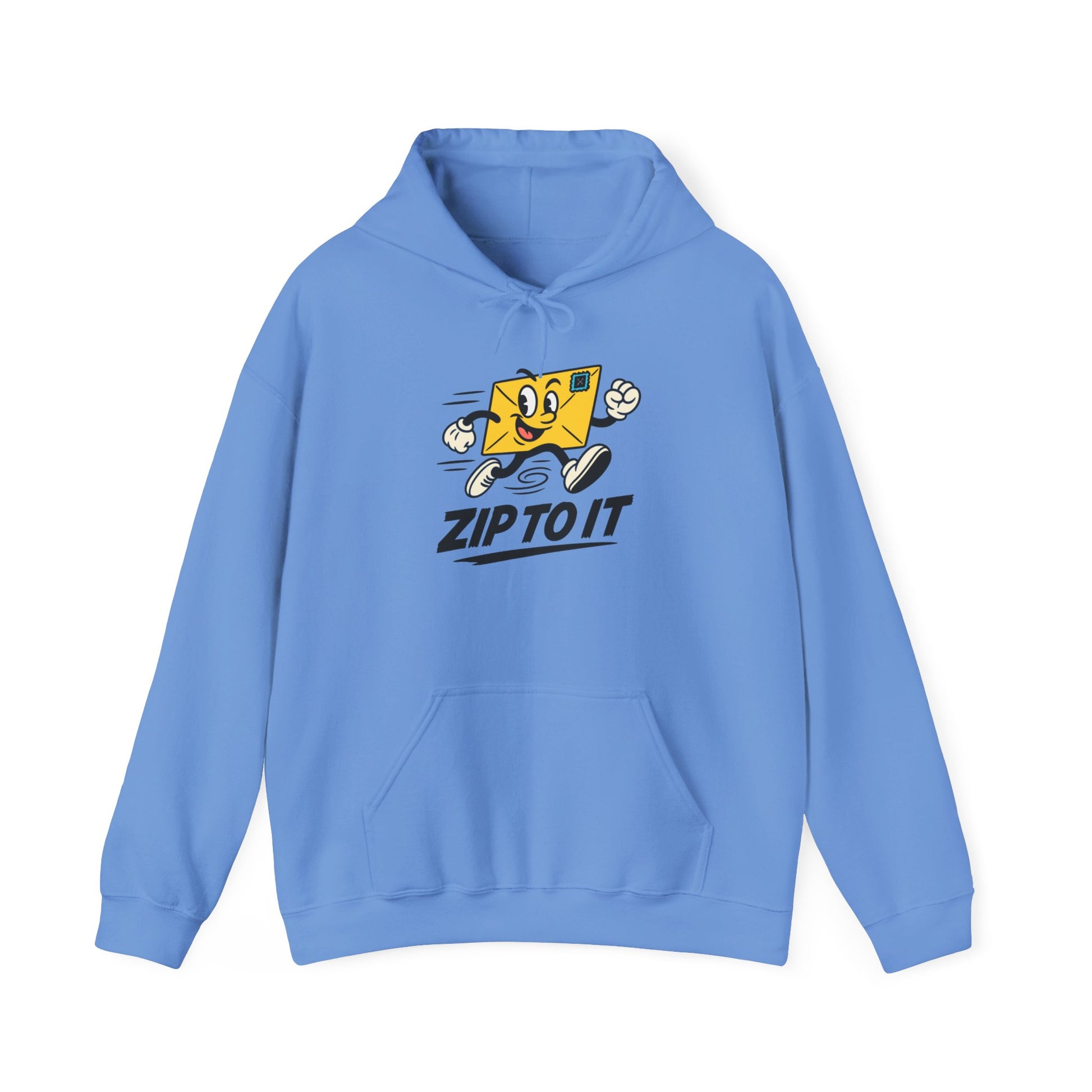 Playful Zip To It Hooded Sweatshirt for Fun & Comfort, Postal Worker, Mail Carrier, Great for Gifting, Cozy Apparel, Unisex Fashion