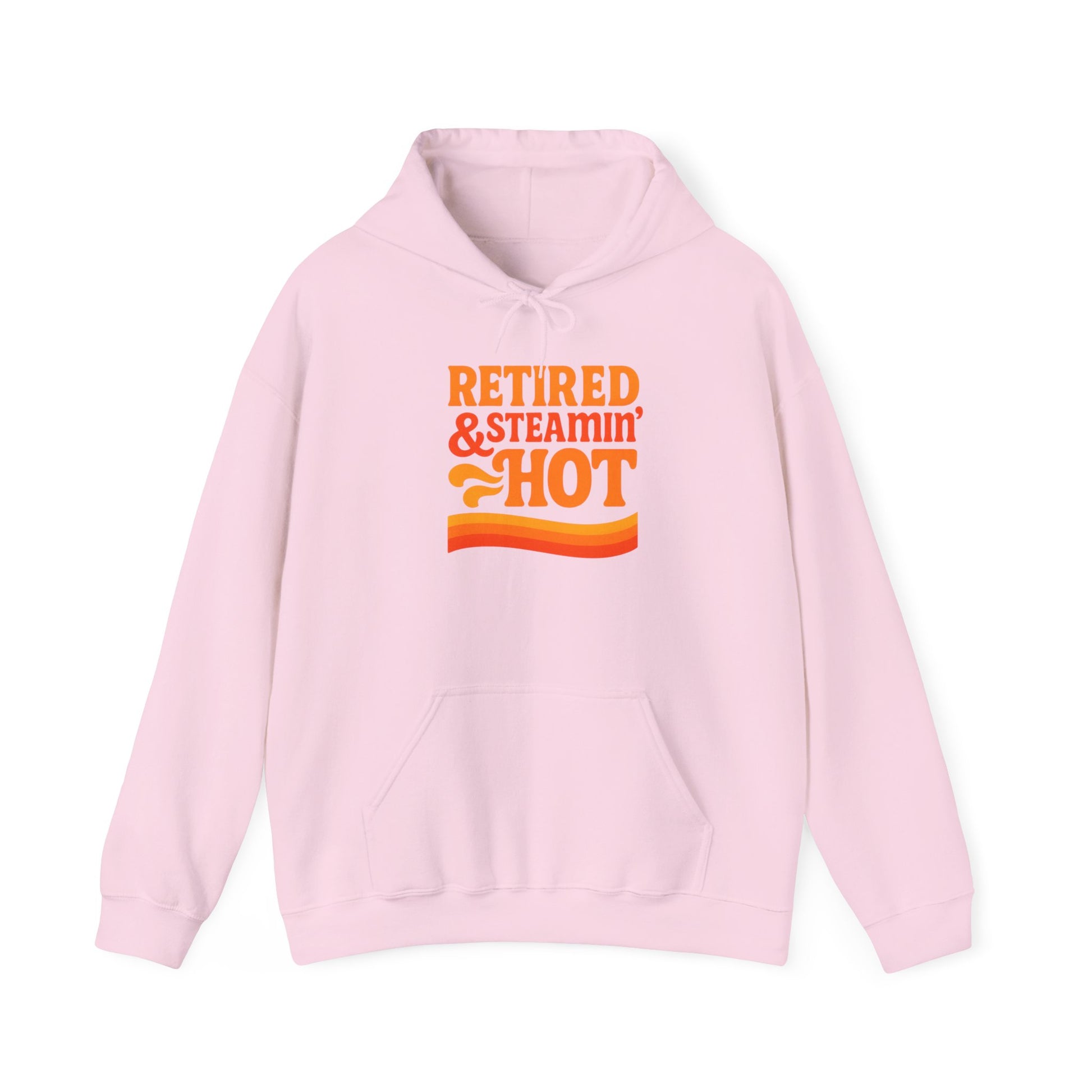 Retired & Steamin' Hot Hoodie | Unisex Heavy Blend Sweatshirt, Gift for Retirees, Postal Worker, Mail Carrier, Fun Retirement Apparel, Cozy Layer, Anniversary [...]