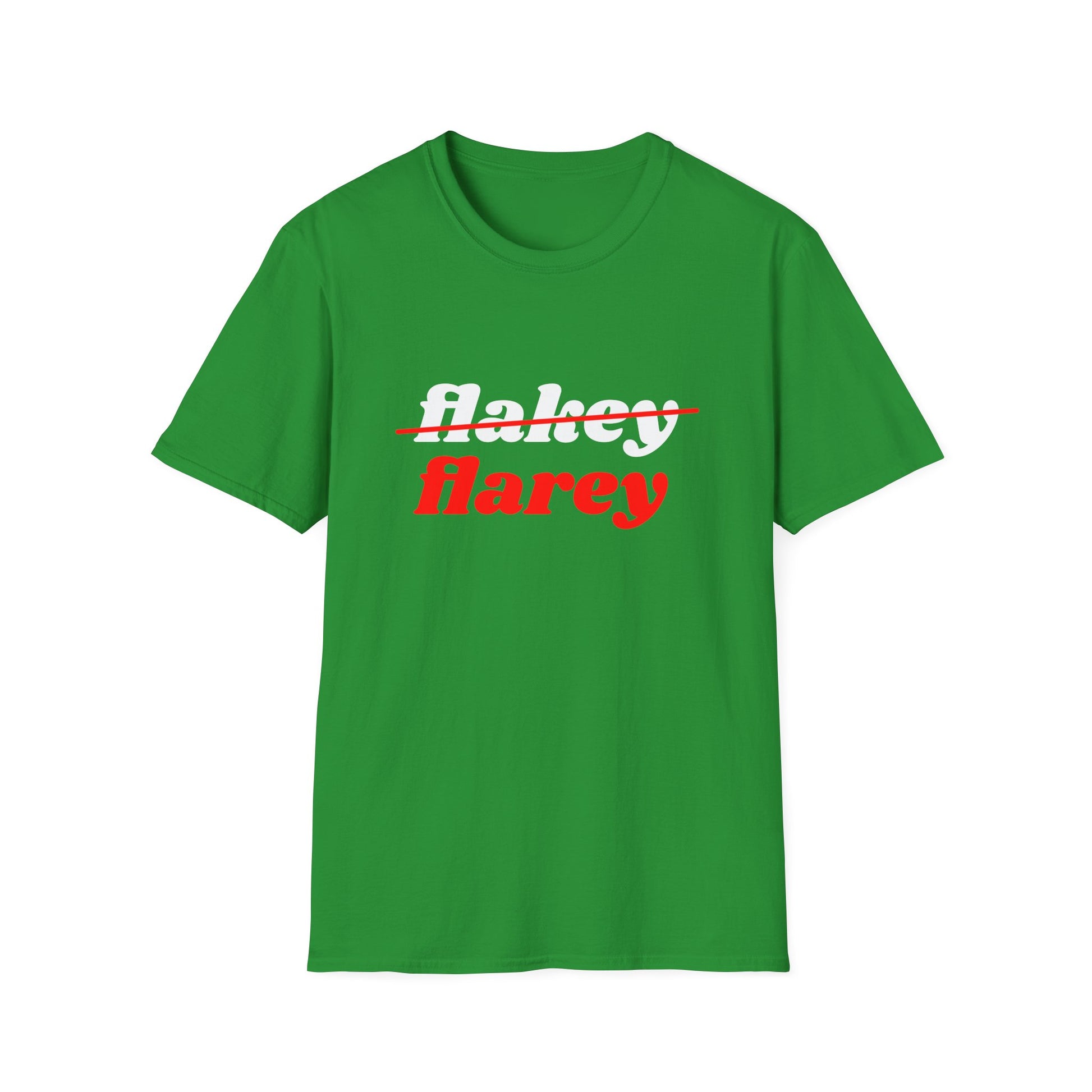 Not Flake, Flarey — Lupus humor Unisex Softstyle T-Shirt