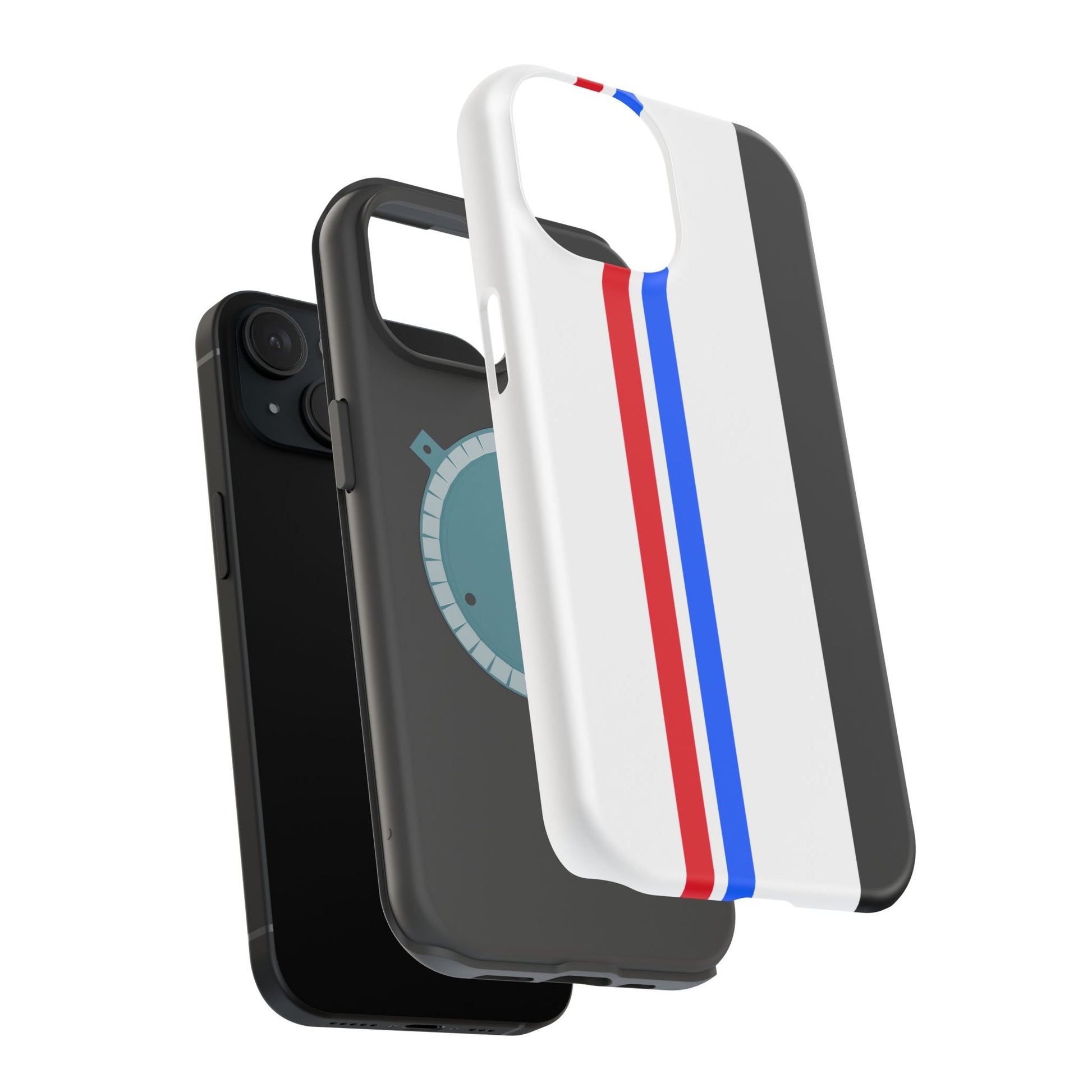 Postal Inspired Magnetic Impact-Resistant Phone Cases, Durable Phone Covers, Stylish Smartphone Accessories, Unique Gift Idea, Customizable Phone Shells