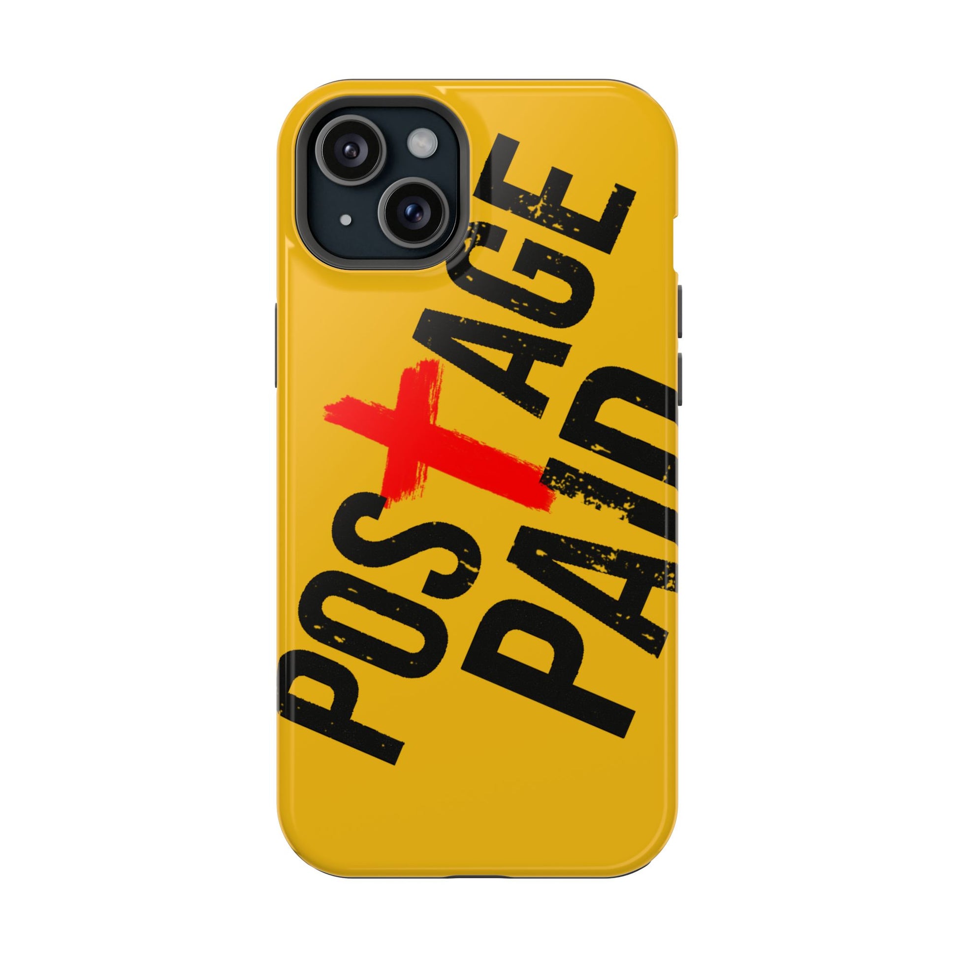 Impact-Resistant Phone Case - 'Postage Paid' Design, Inspiration Phone Case, Gifts For Faith Believers, Gifts For Postal Workers, Inspirational Gifts.