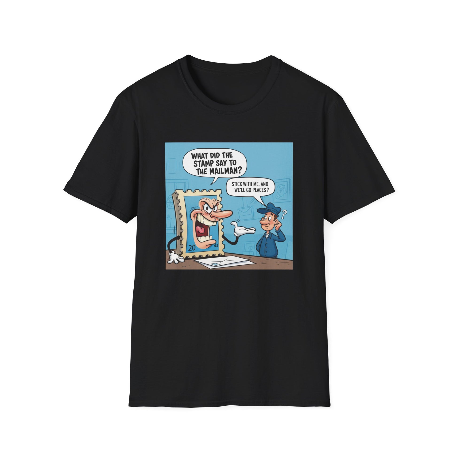 Funny Stamp Collector T-Shirt, Humorous Gift for Postal Workers, Quirky Tee for Collectors, Fun Conversation Starter