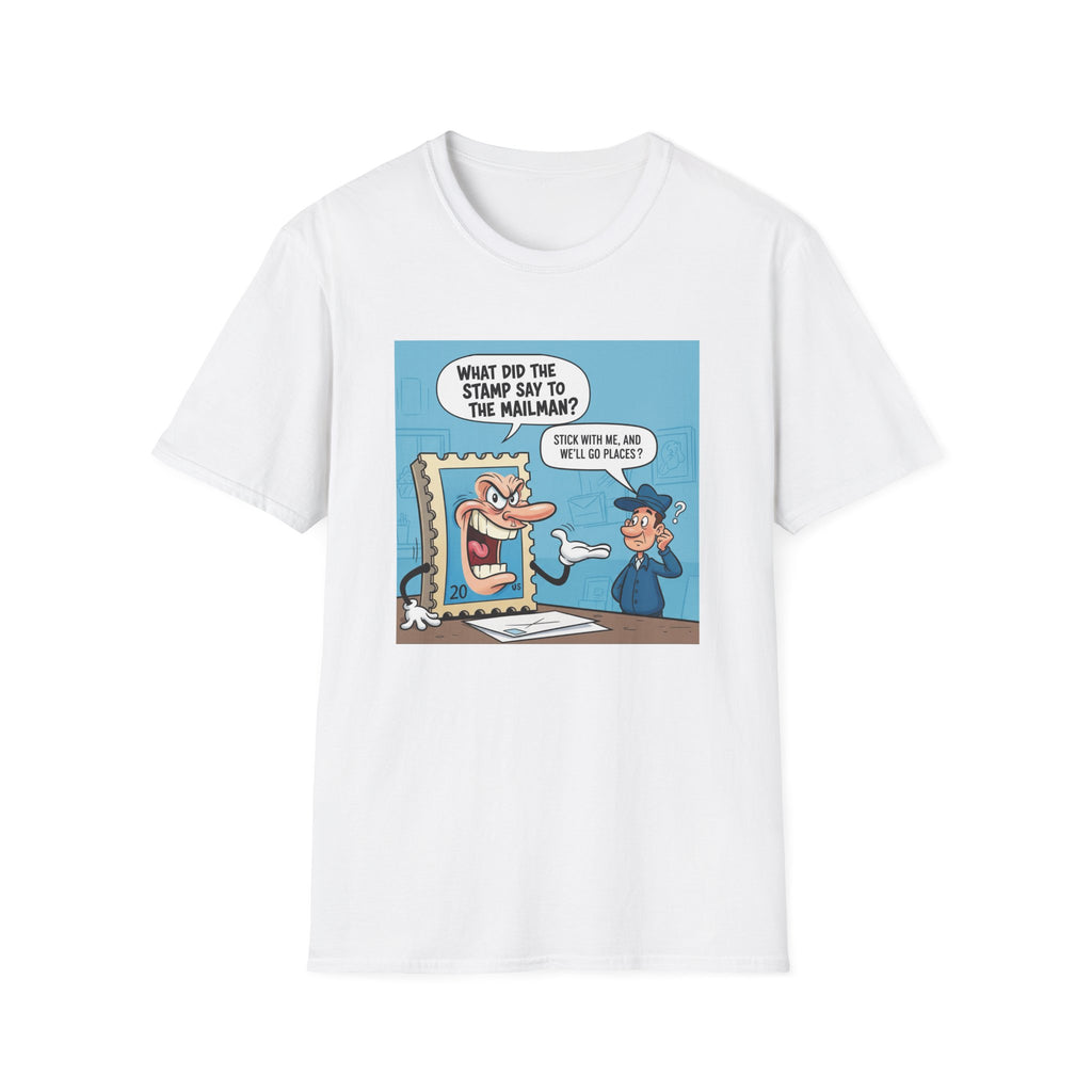 Funny Stamp Collector T-Shirt, Humorous Gift for Postal Workers, Quirky Tee for Collectors, Fun Conversation Starter