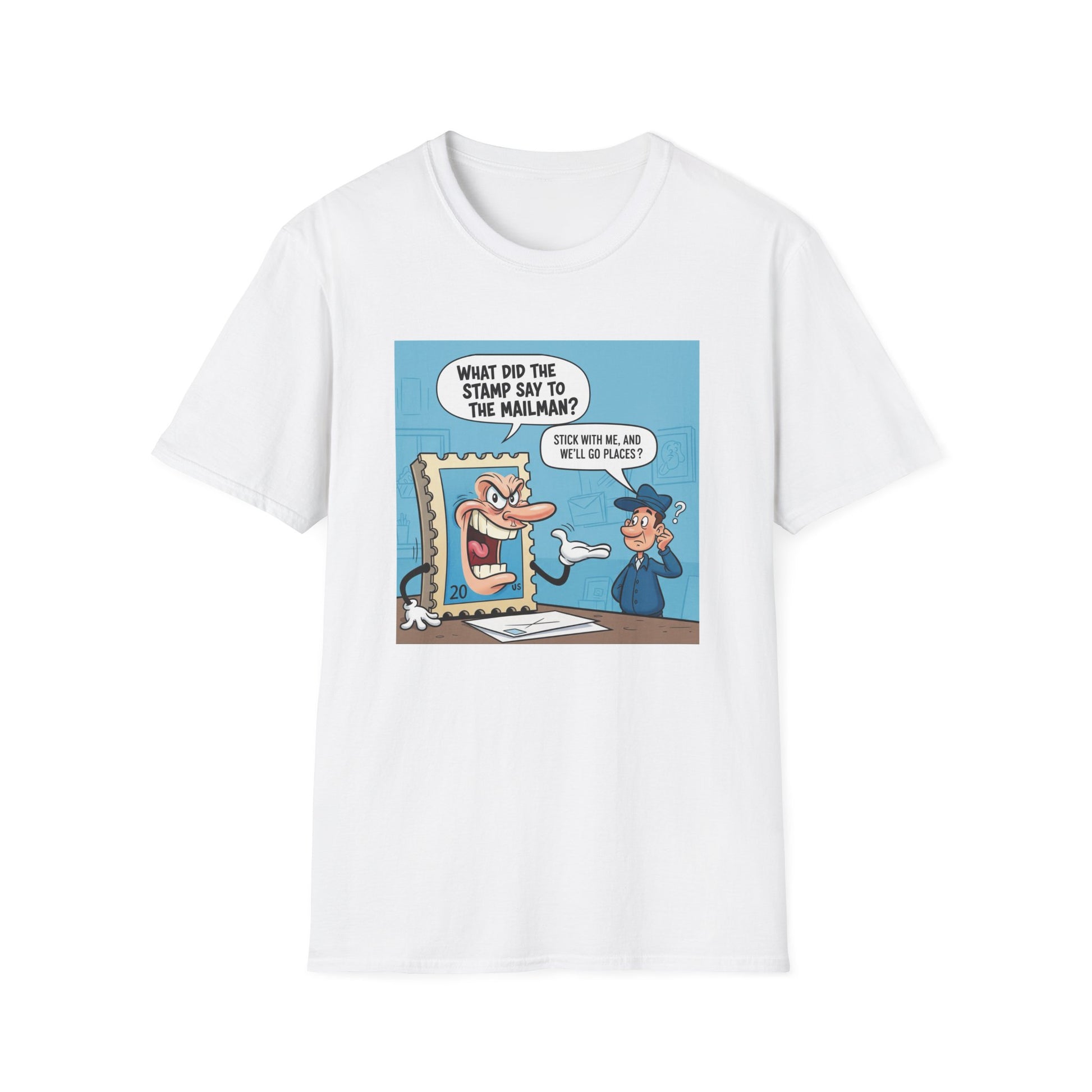 Funny Stamp Collector T-Shirt, Humorous Gift for Postal Workers, Quirky Tee for Collectors, Fun Conversation Starter