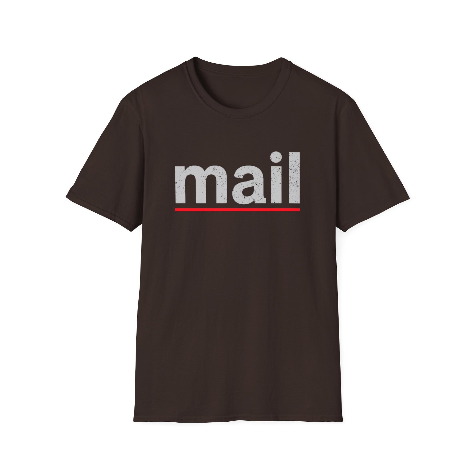 Mail-Themed Unisex T-Shirt, Casual Wear, Gift for Postal Workers, Unique Birthday Present, Fun Everyday Tee