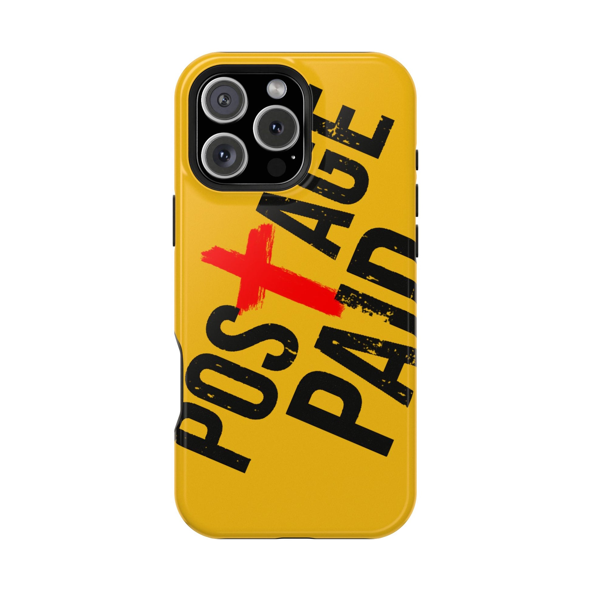 Impact-Resistant Phone Case - 'Postage Paid' Design, Inspiration Phone Case, Gifts For Faith Believers, Gifts For Postal Workers, Inspirational Gifts.