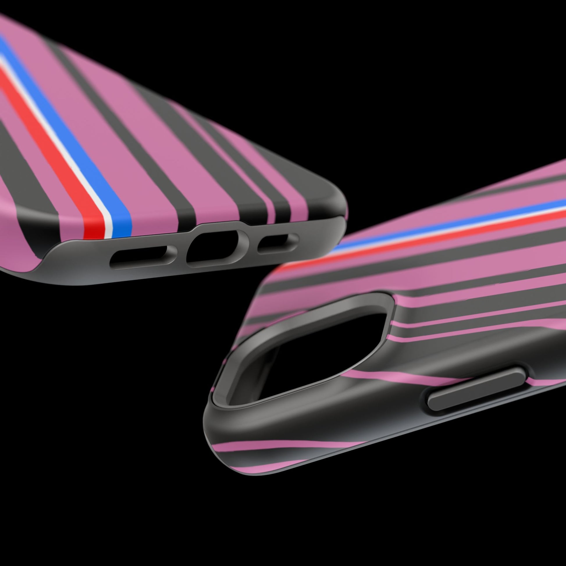 Vibrant Magnetic Phone Cases for Impact Resistance, Phone Protection, Gift for Tech Lovers, Postal Workers, Colorful Barcode Cases