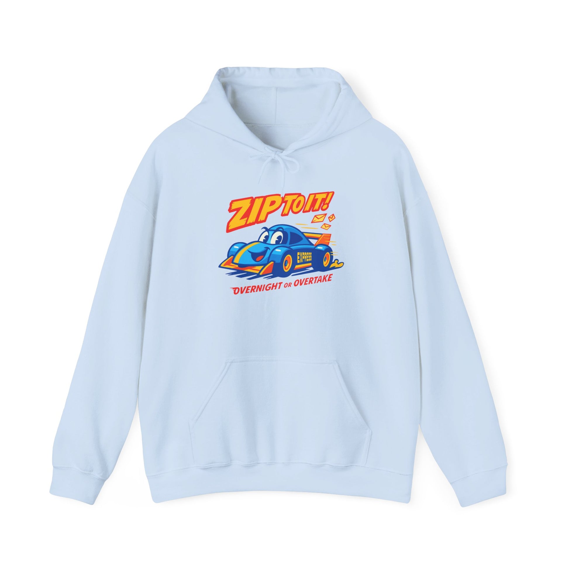 Zip It! Unisex Heavy Blend™ Hooded Sweatshirt - Fun Car Design, Gift for Car Lovers, Cozy Hoodie for Everyday Wear, Cool Graphic Sweatshirt