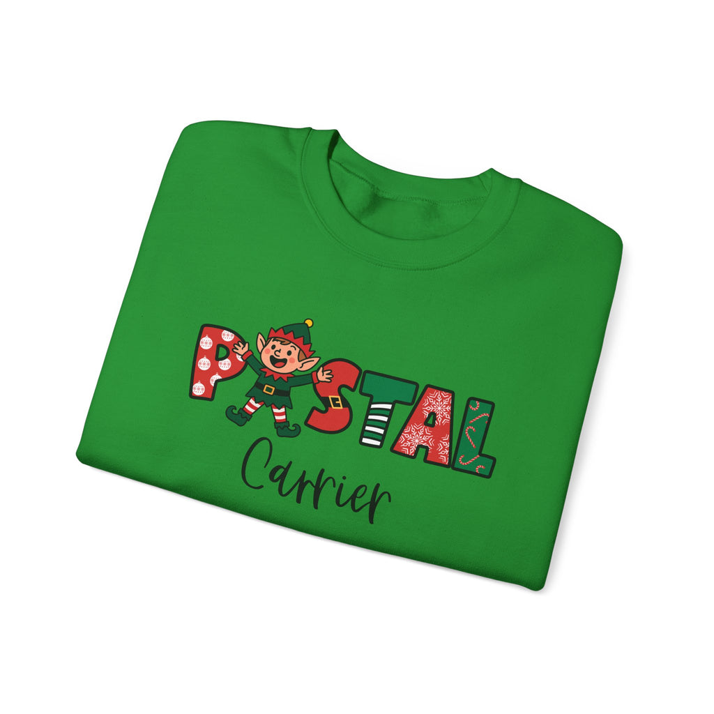 Postal Carrier Christmas Themed Unisex Sweatshirt - 'Postal Carrier' Design
