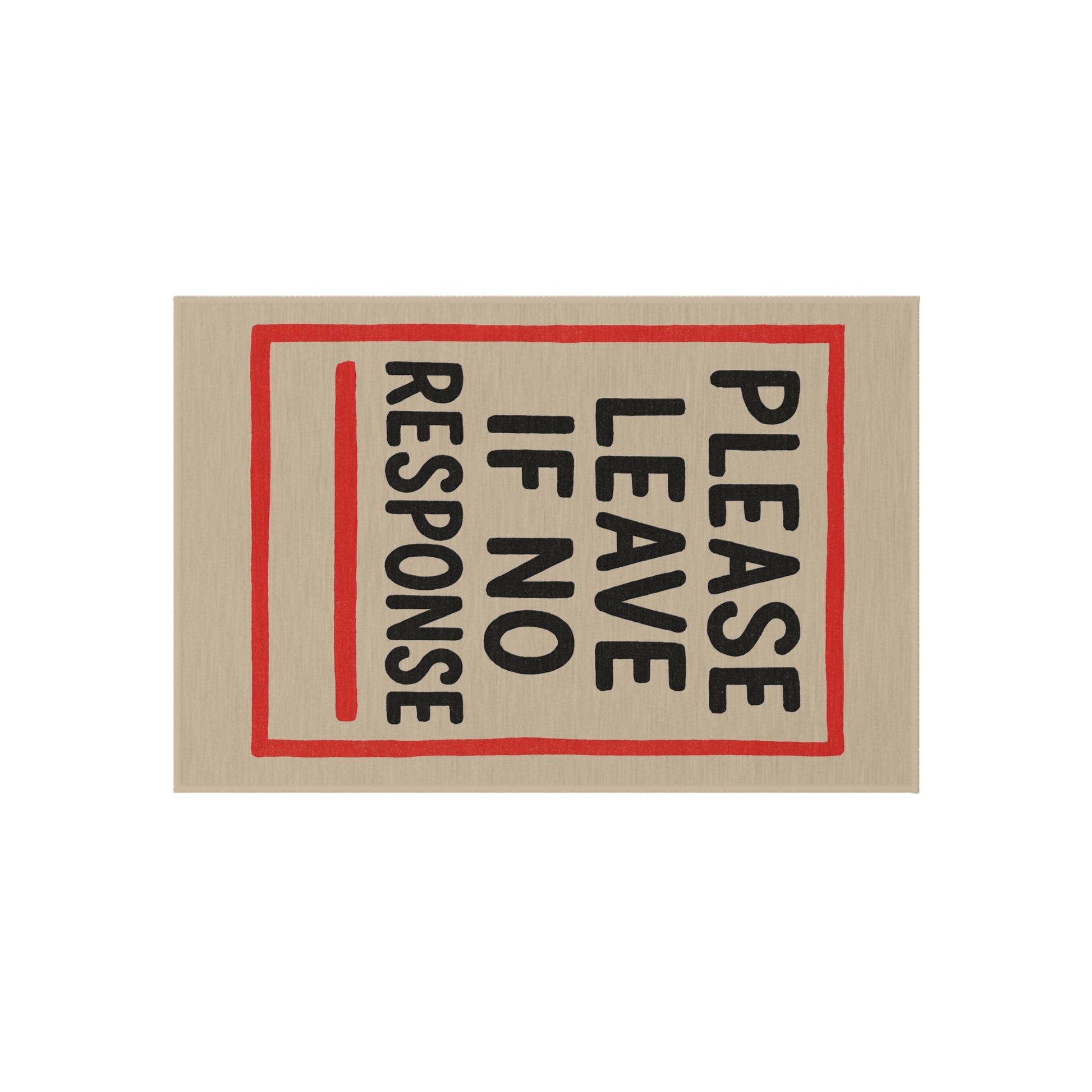 Welcome Mat, Outdoor Doormat, Front Porch Decor, Funny Rug, Housewarming Gift, Outdoor Entrance Mat, Home Safety Sign