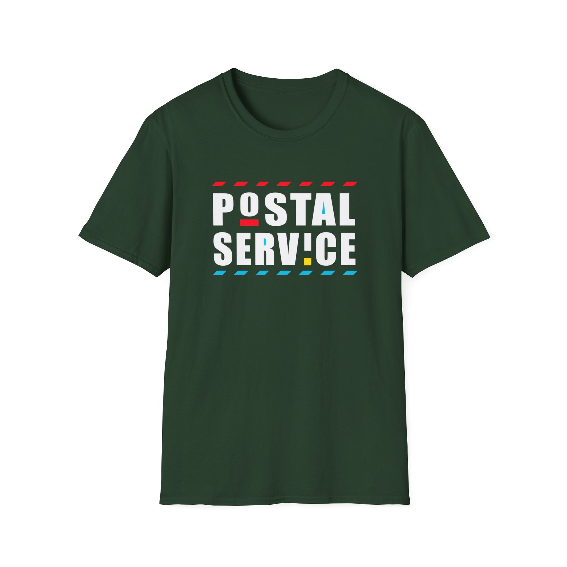 Postal Service Unisex Softstyle T-Shirt, Fun Graphic Tee, Gift for Postal Workers, Unique Casual Wear, Great for Holidays