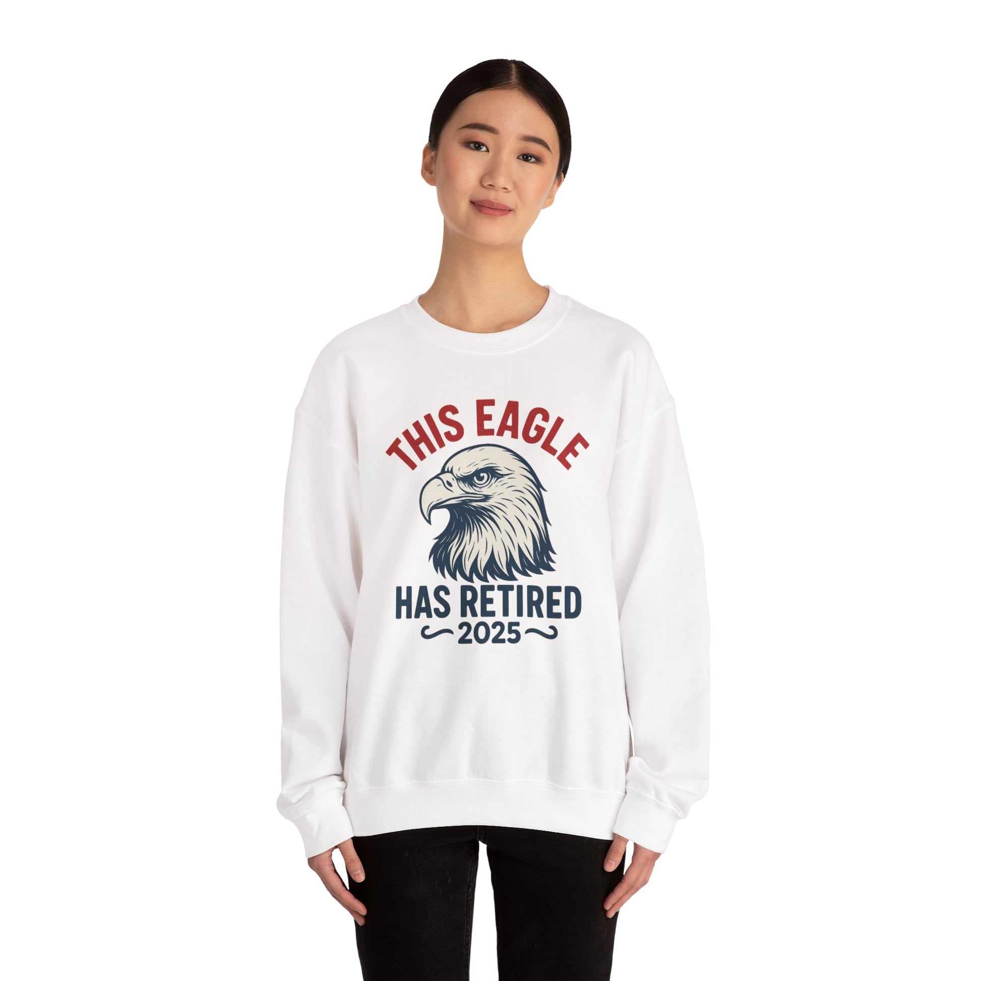 “This Eagle Has Retired” Retirement Crewneck Sweatshirt, Retirement Gifts, Retirement Gifts for Postal Workers
