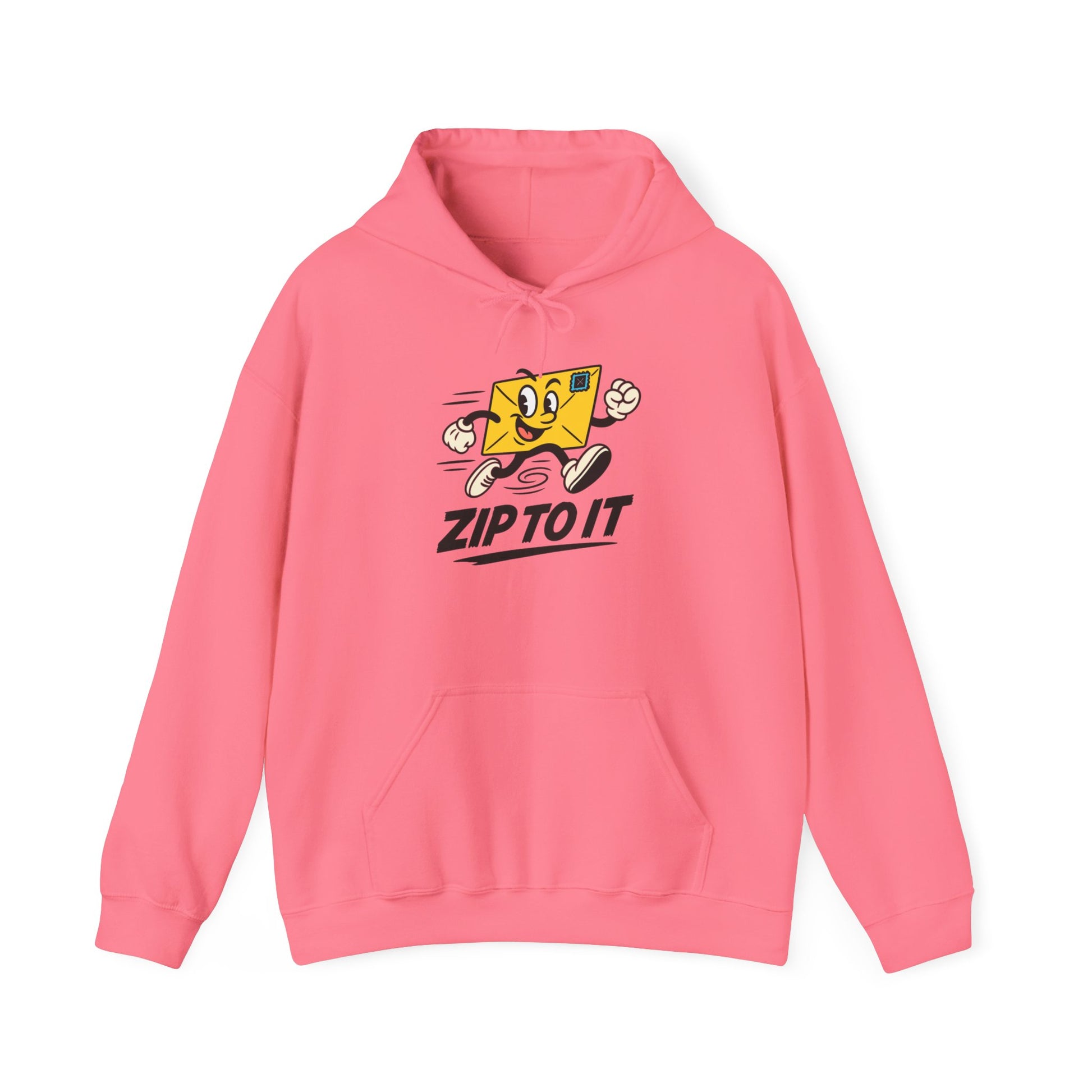 Playful Zip To It Hooded Sweatshirt for Fun & Comfort, Postal Worker, Mail Carrier, Great for Gifting, Cozy Apparel, Unisex Fashion