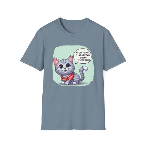 Adorable Cat Lover's T-Shirt - Cute Pet Design, Gift for Cat Owners, Cozy Apparel for Cat Lovers, Birthday Gift, Fun Everyday Wear