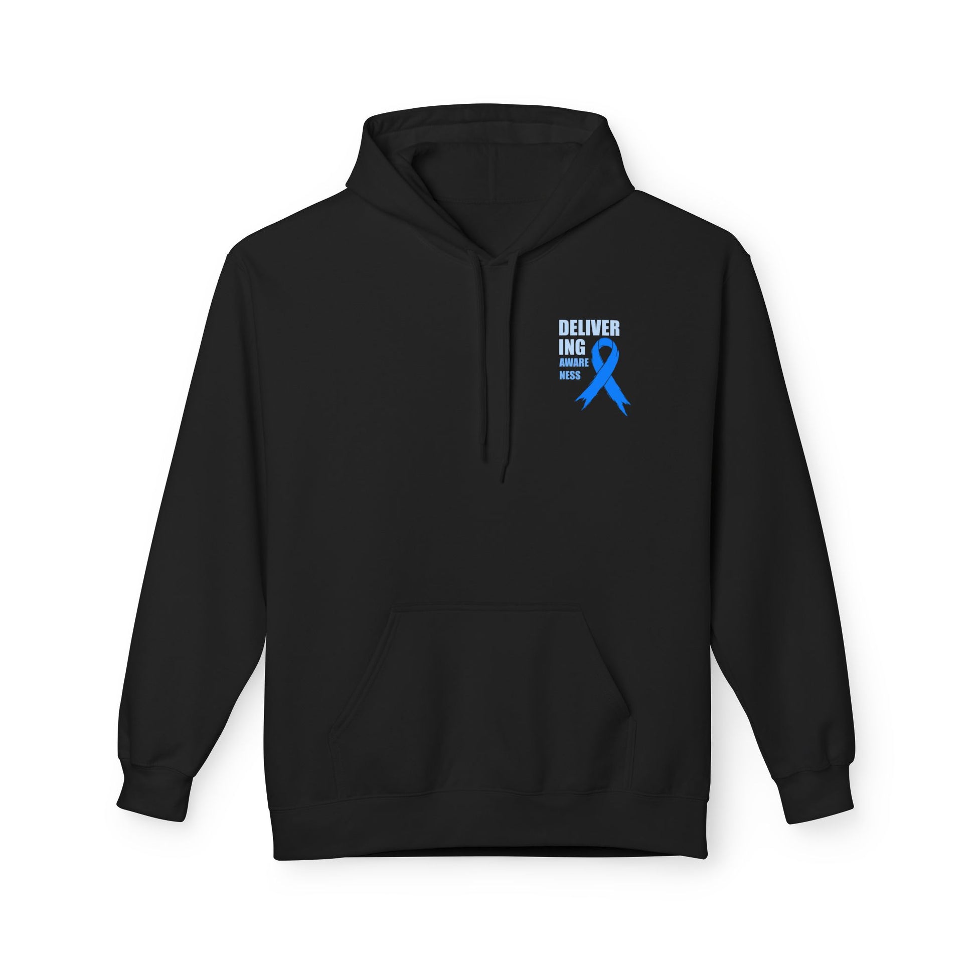 Prostate Cancer Awareness Ribbon Hoodie - Delivering Awareness Prostate Cancer Awareness Support