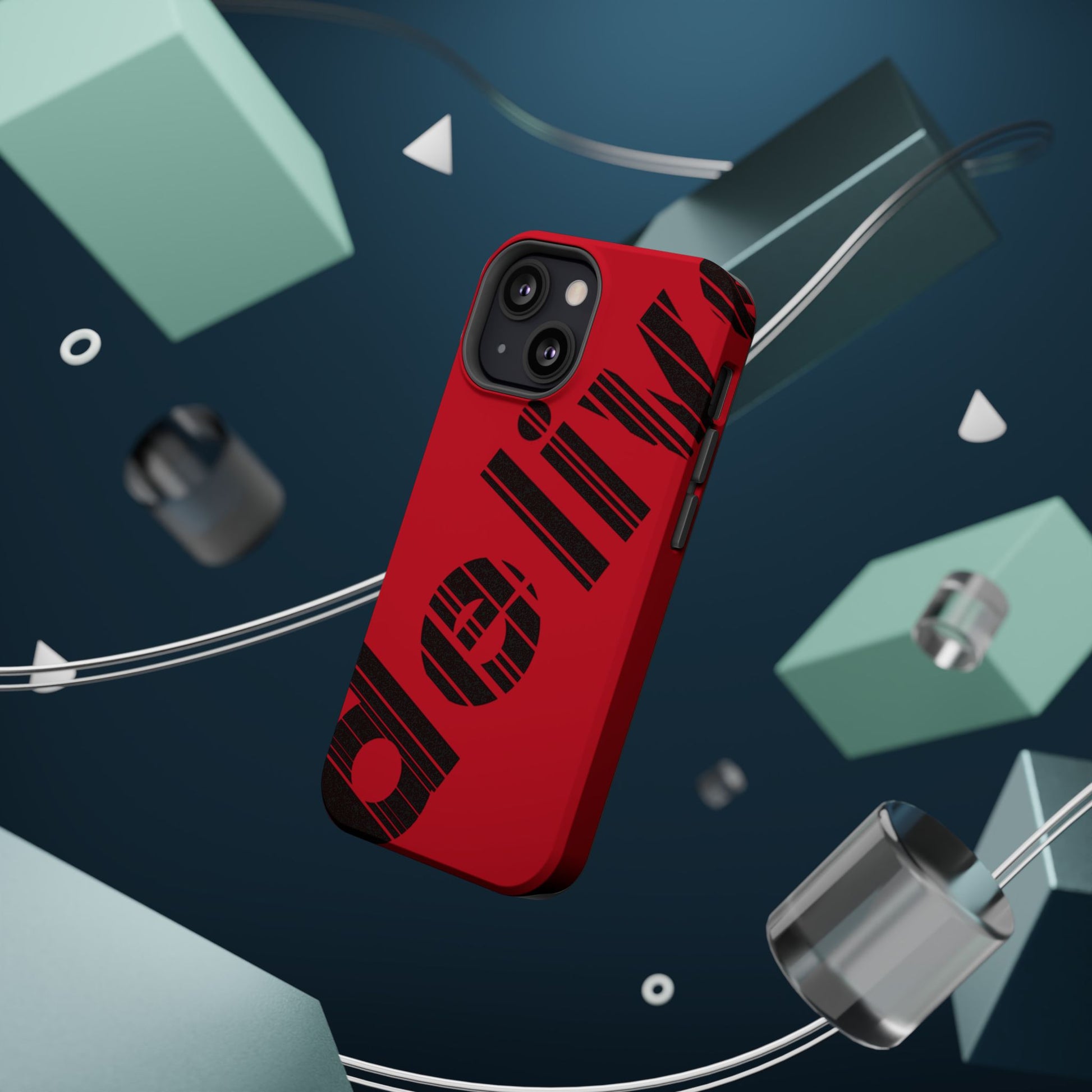 “Delivered” Magnetic Phone Cases, Impact-Resistant Phone Covers for Teens, Gift for Friends, Unique Cell Phone Accessories, Red Design, Custom [...]