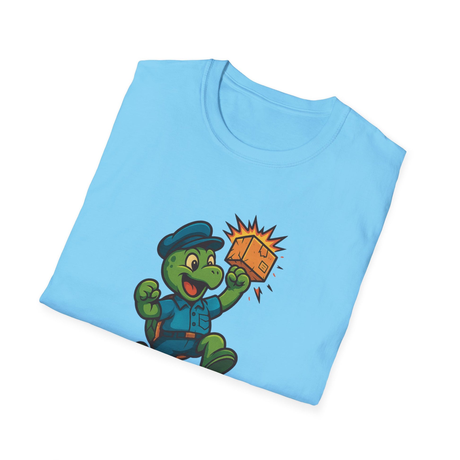 Funny Delivery T-Shirt, Guaranteed-ish Delivery Tee, Unisex Softstyle Shirt, Gift for Delivery Drivers, Quirky Humor Apparel