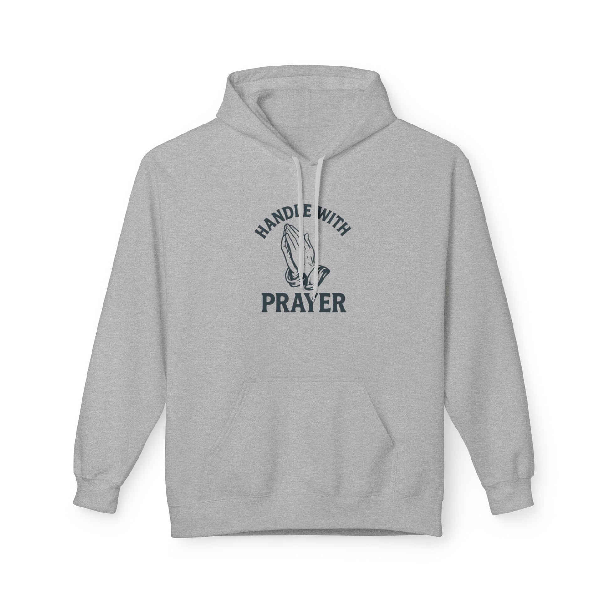 Handle With Prayer Hoodie - Unisex Midweight Softstyle Fleece - Spiritual Gift, Comfort Apparel, Cozy Hoodie, Faith-based Clothing, Relaxed Wear