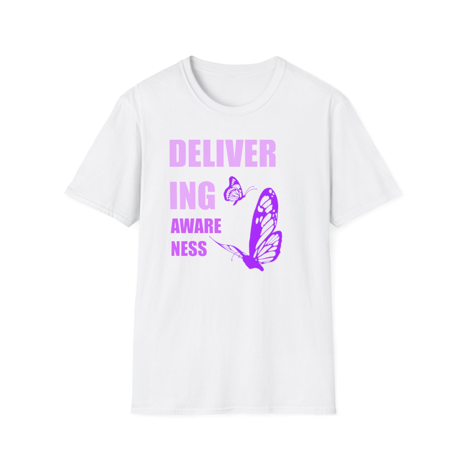 Lupus Awareness Shirt – Delivering Awareness Purple Butterfly Support Tee