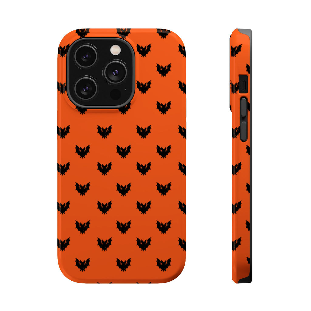 Halloween Design Durable Phone Case with Spooky Bat Design, Magnetic Impact-Resistant Case, Black Cat Pattern, Gift for Halloween, Phone Accessories, [...]