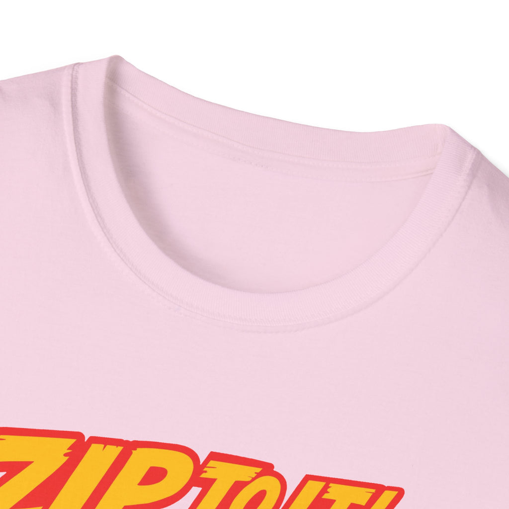 Race-Themed Unisex Softstyle T-Shirt | 'ZIP TO IT' Graphic Tee, Perfect for Car Lovers, Birthday Gift, Motorsport Fans, Casual Wear