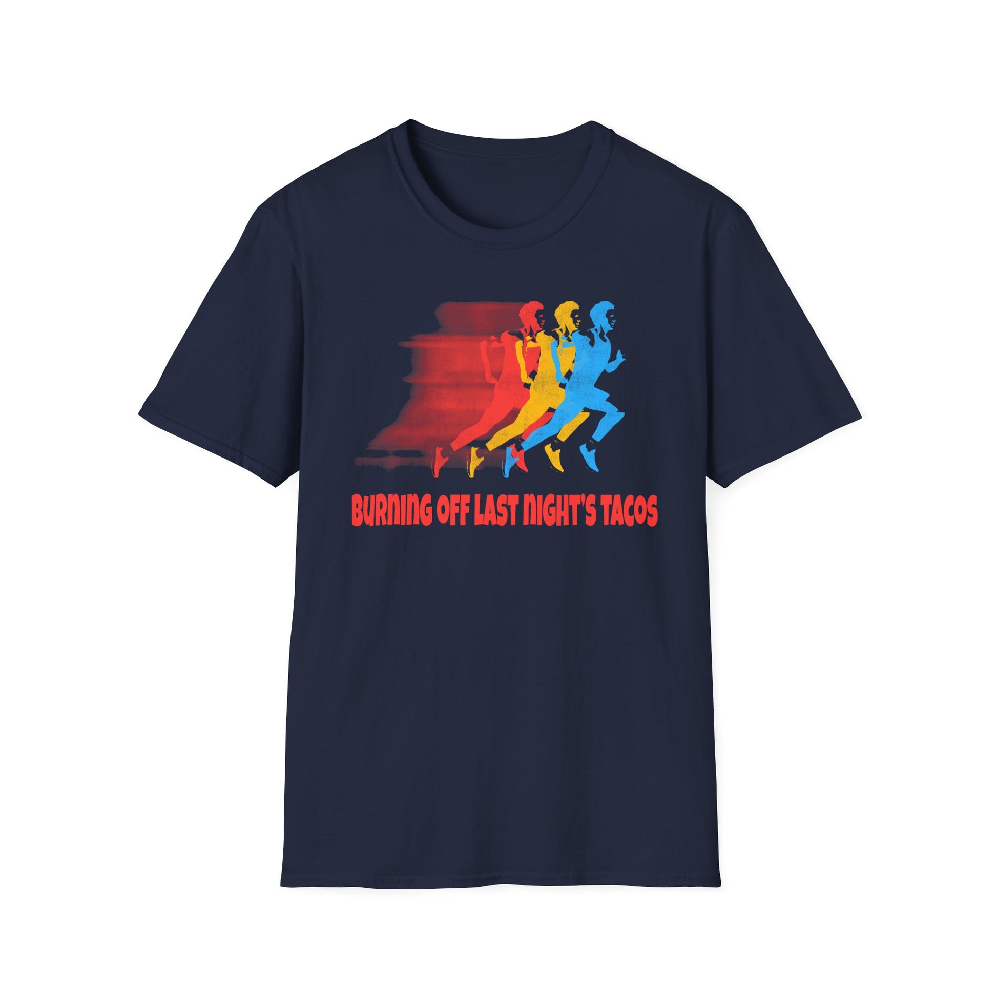 Burning Off Last Night's Tacos - Retro Runner Tee