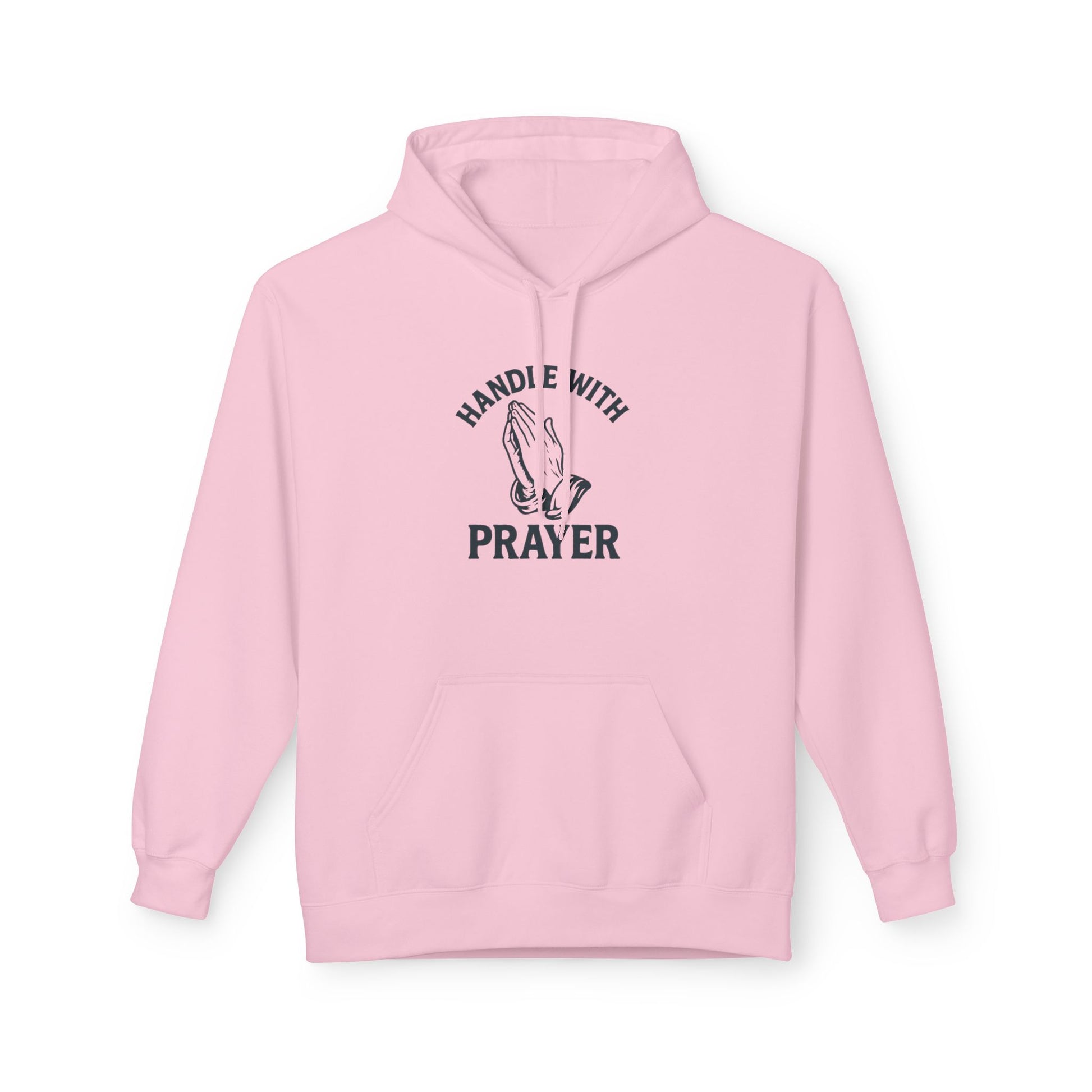Handle With Prayer Hoodie - Unisex Midweight Softstyle Fleece - Spiritual Gift, Comfort Apparel, Cozy Hoodie, Faith-based Clothing, Relaxed Wear
