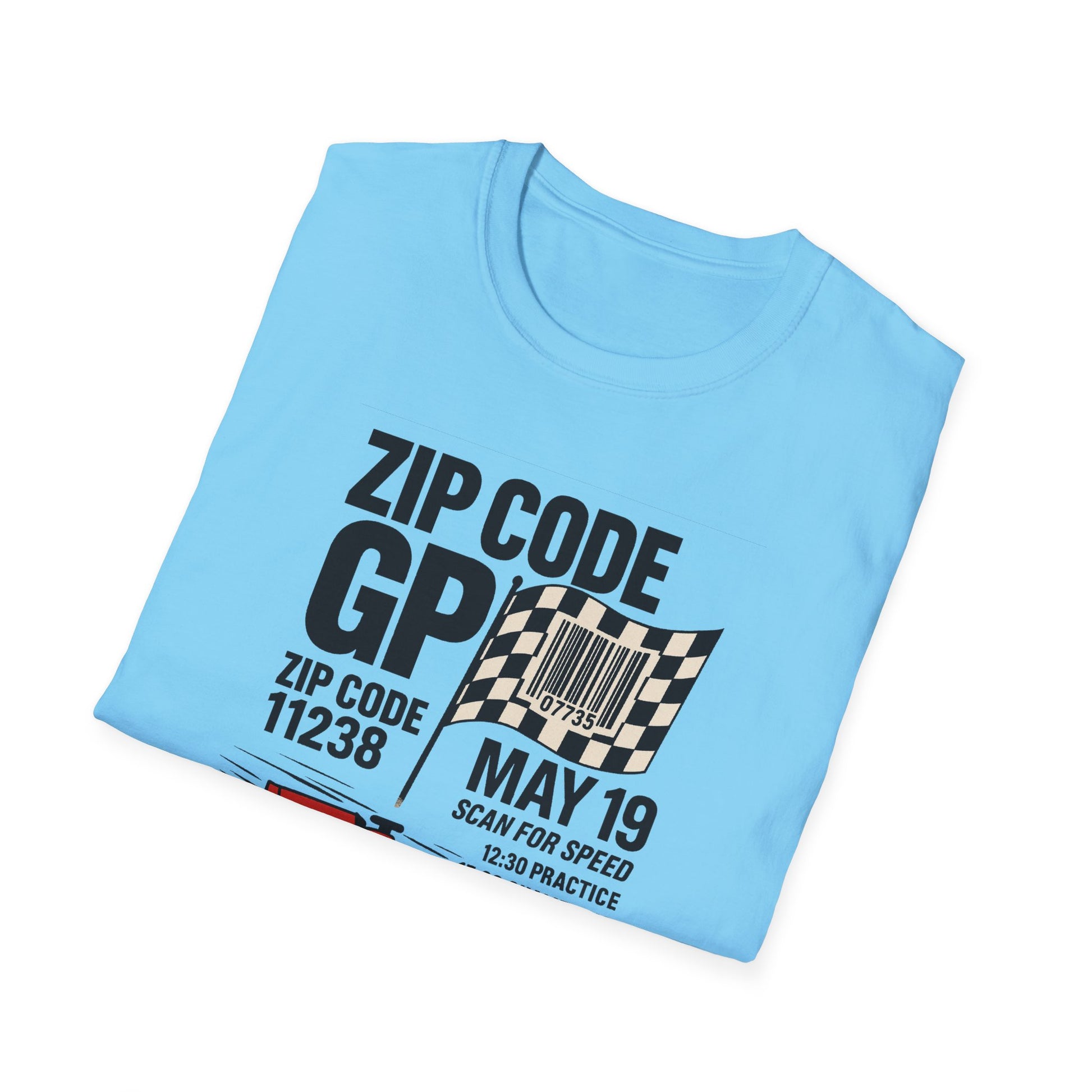 Racing Day Unisex Softstyle T-Shirt, Car Lovers Gift, Motorsports Tee, Race Day Apparel, Personalized Racing Shirt