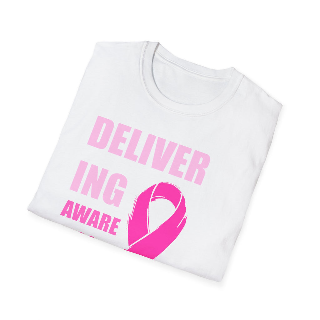 Breast Cancer Awareness Shirt – Delivering Awareness Pink Ribbon Support Tee