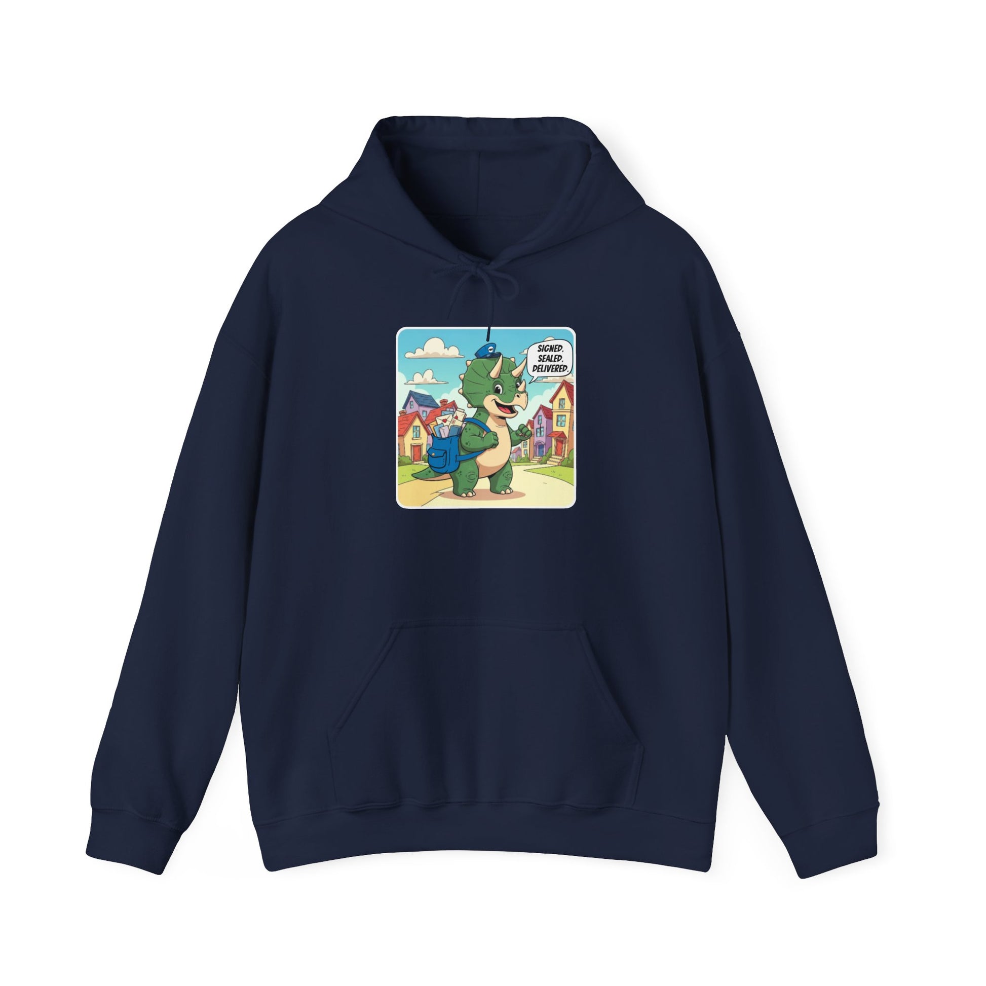 Whimsical Creature Graphic Hoodie, Cozy Unisex Sweatshirt, Unique Gift for Animal Lovers, Fun Casual Wear, Perfect for Autumn