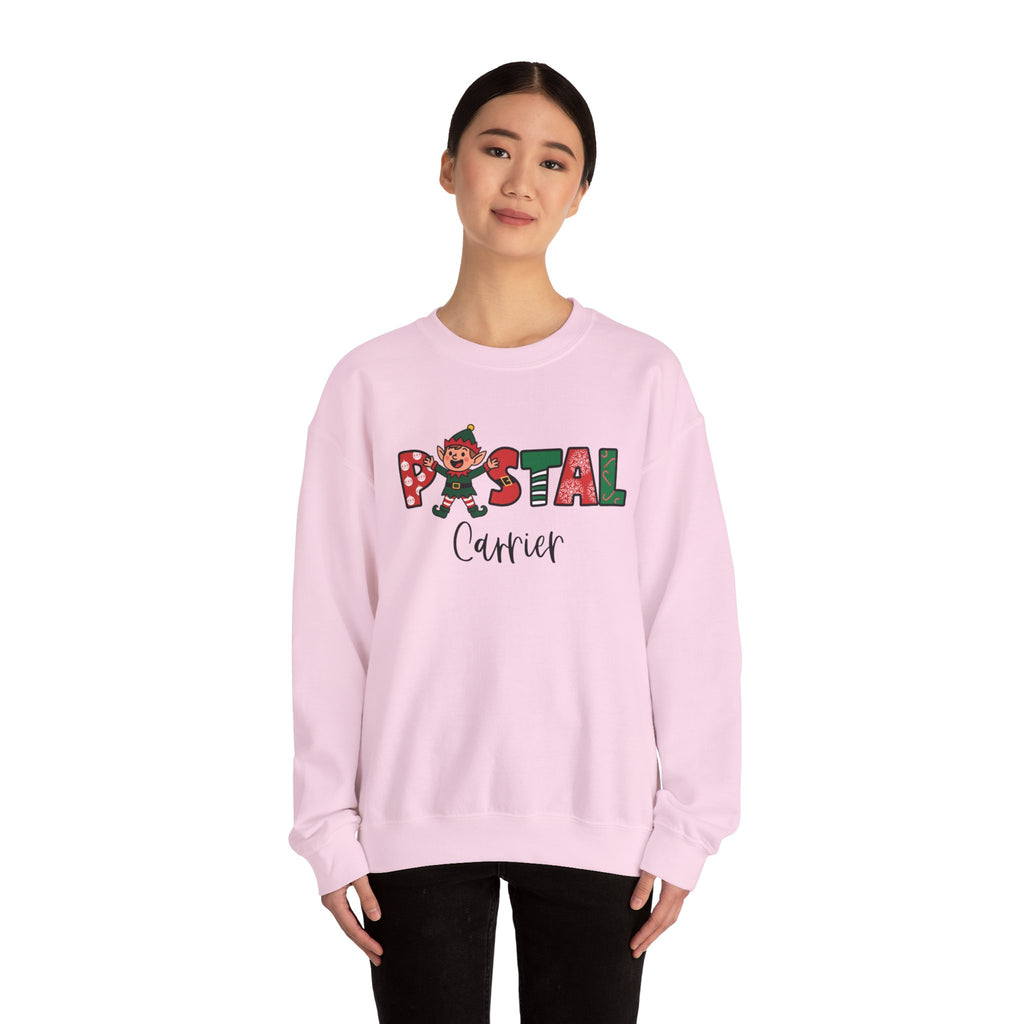 Postal Carrier Christmas Themed Unisex Sweatshirt - 'Postal Carrier' Design