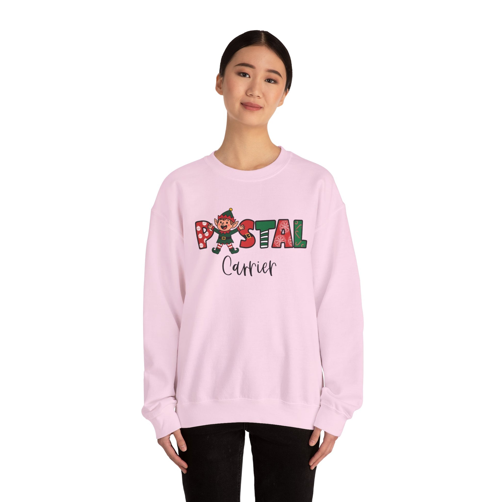 Postal Carrier Christmas Themed Unisex Sweatshirt - 'Postal Carrier' Design