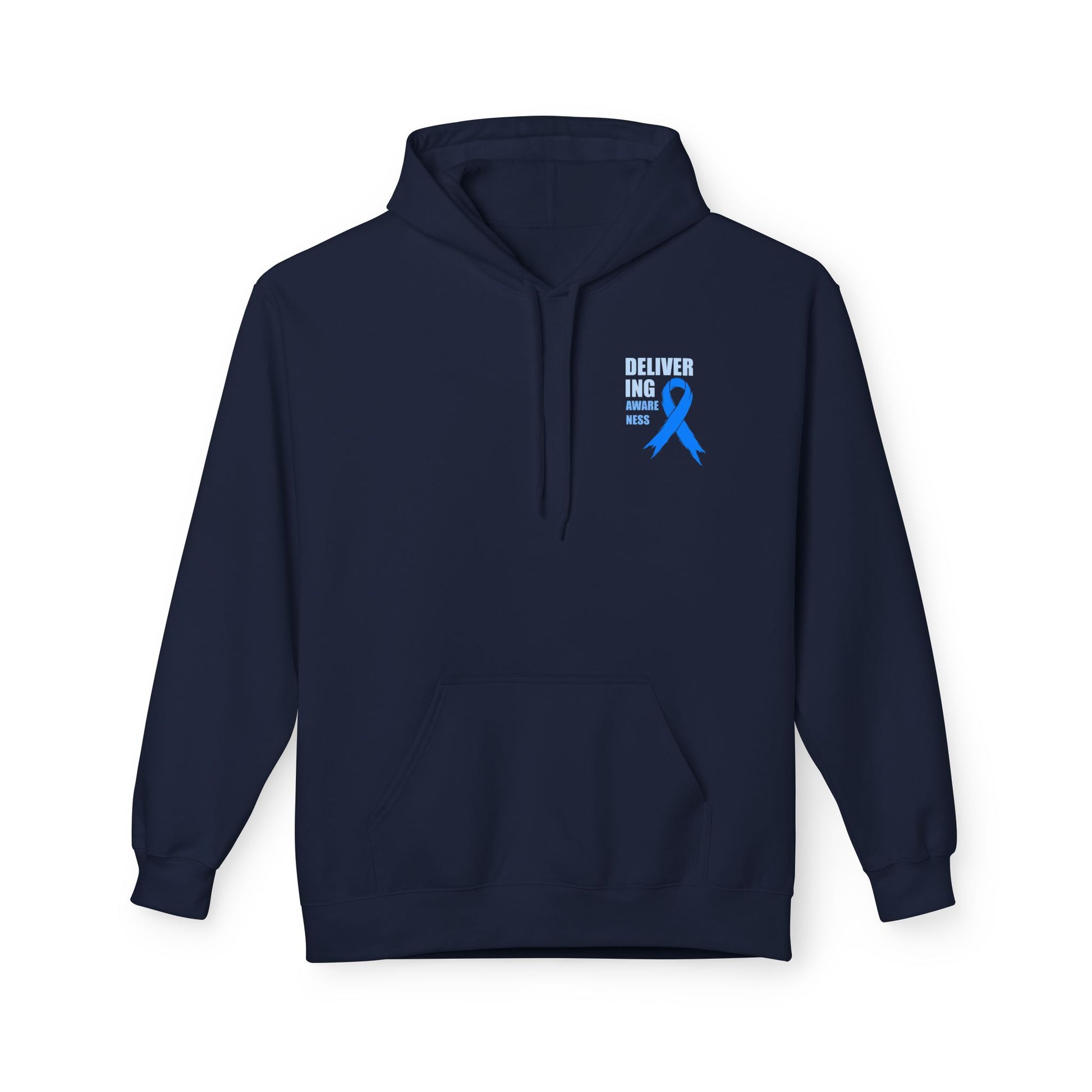Prostate Cancer Awareness Ribbon Hoodie - Delivering Awareness Prostate Cancer Awareness Support