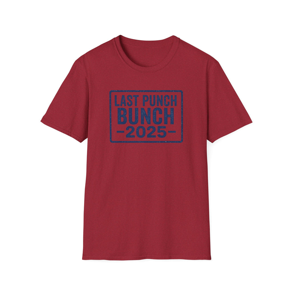Unisex Softstyle T-Shirt - Last Punch Bunch 2025, Gift Ideas For Retirees, Perfect For Postal Workers